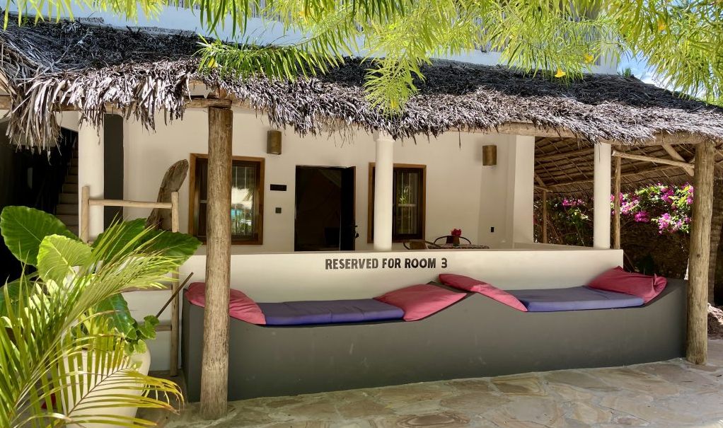 Zanzibar Jambiani Blue Reef Sport and Fishing Lodge Double Kamer Zeezicht