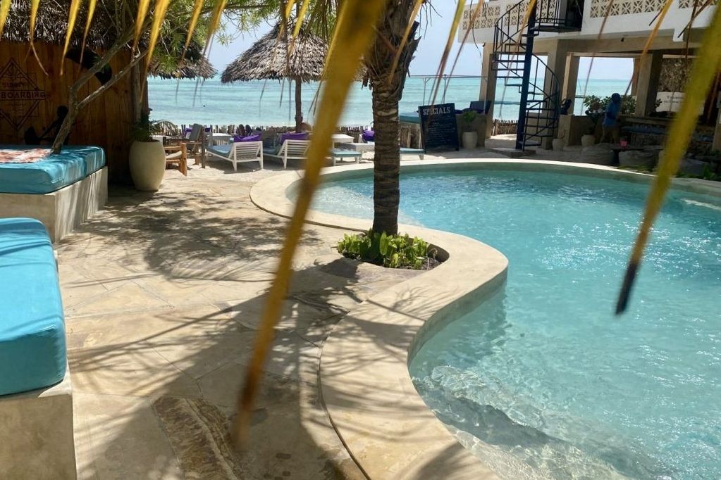 Zanzibar Jambiani Blue Reef Sport and Fishing Lodge Zwembad