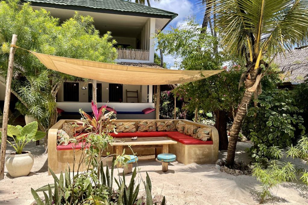 Zanzibar Jambiani Blue Reef Sport and Fishing Lodge Tuin