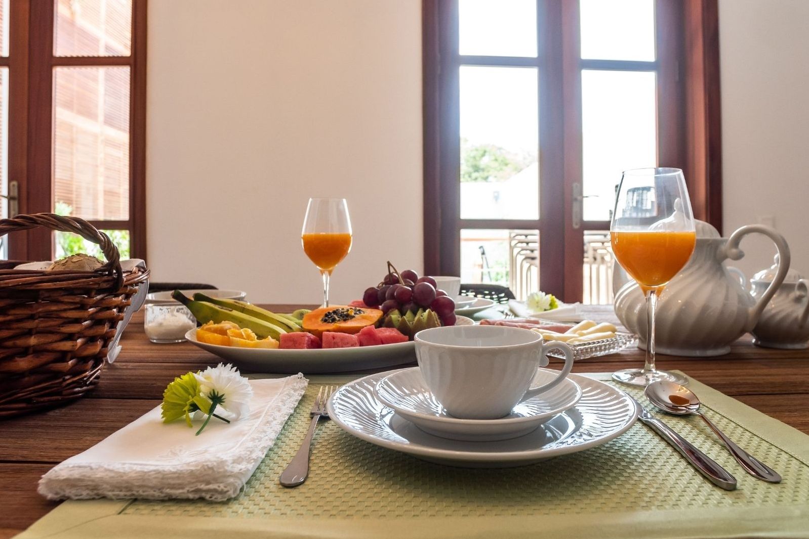 Kaapverdie Sao Vicente Mindelo Casa da Djedja Ontbijt