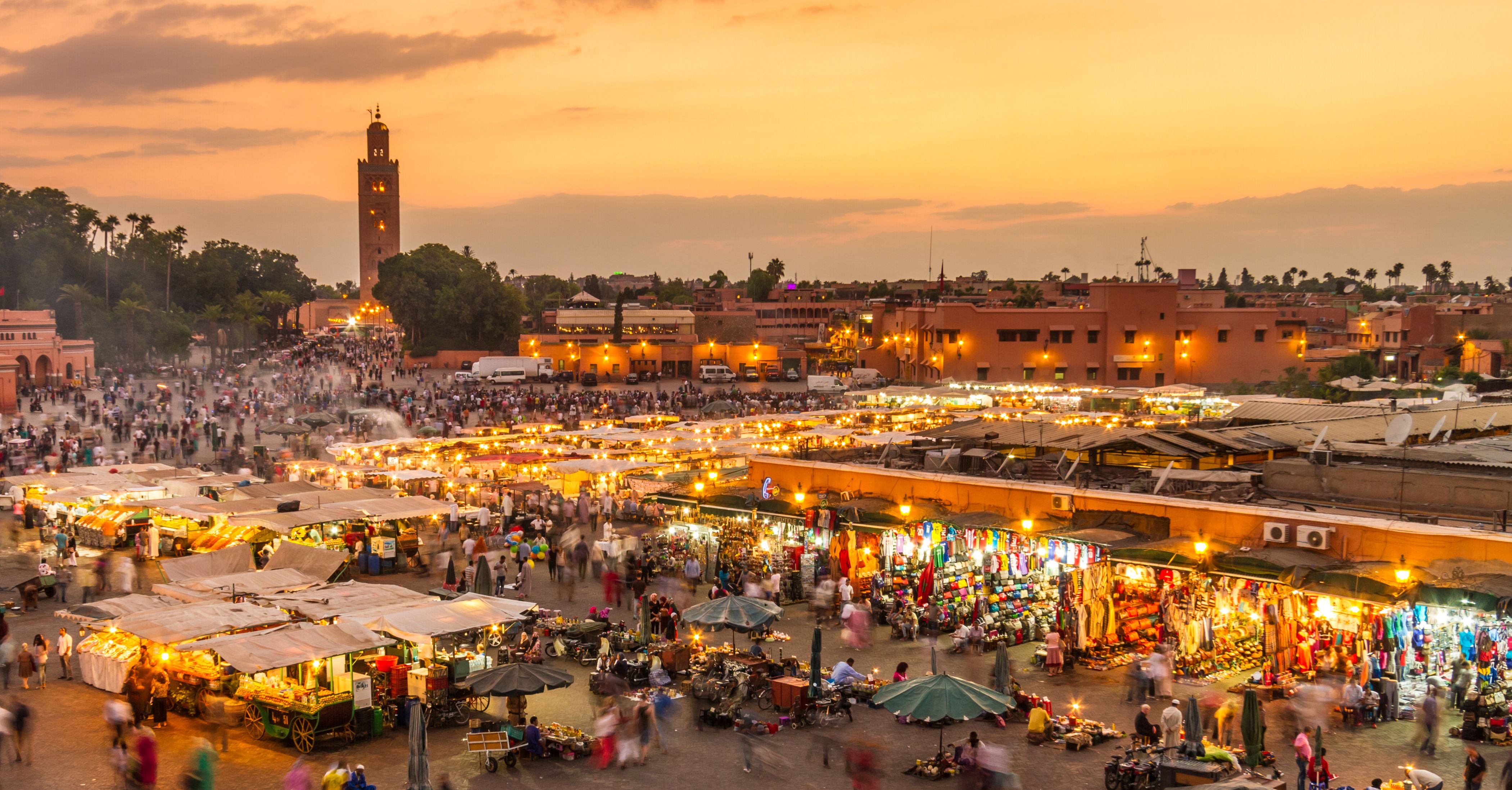 Marokko-Marrakesh-Djemaa-el-Fna-avond-3