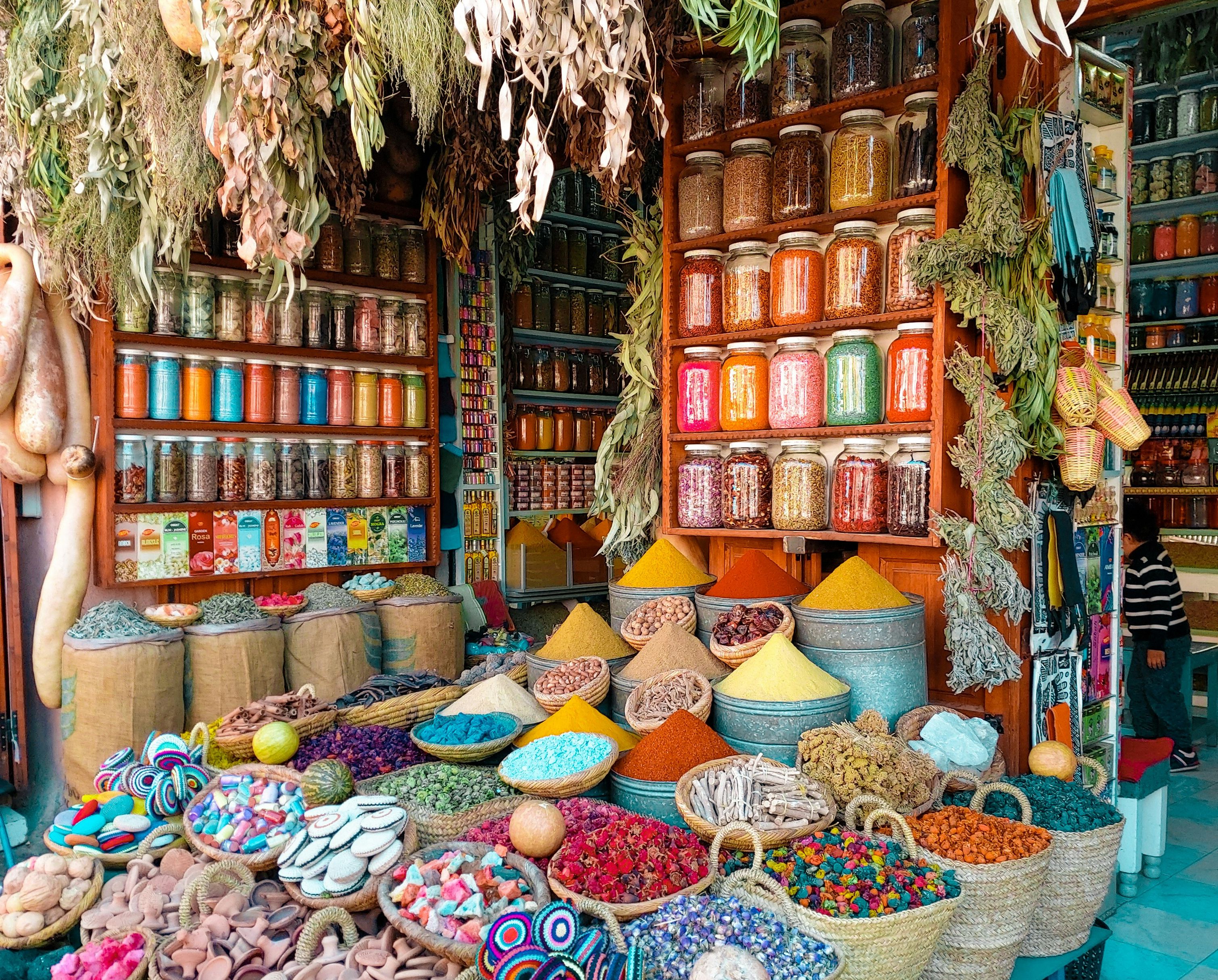 Marokko-Marrakesh-kruiden-winkel