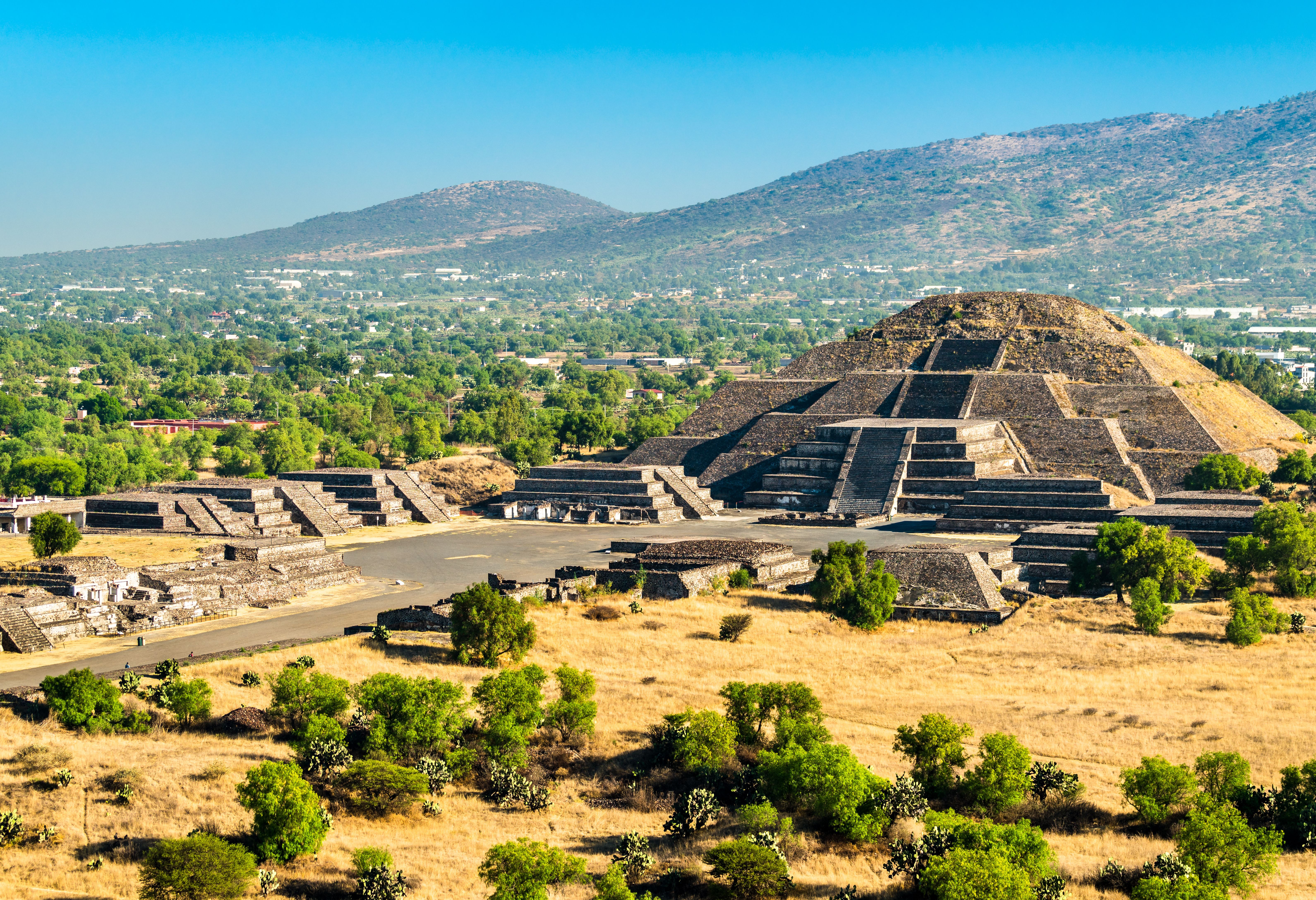 Mexico Stad Teotihuacan Piramide van de Maan