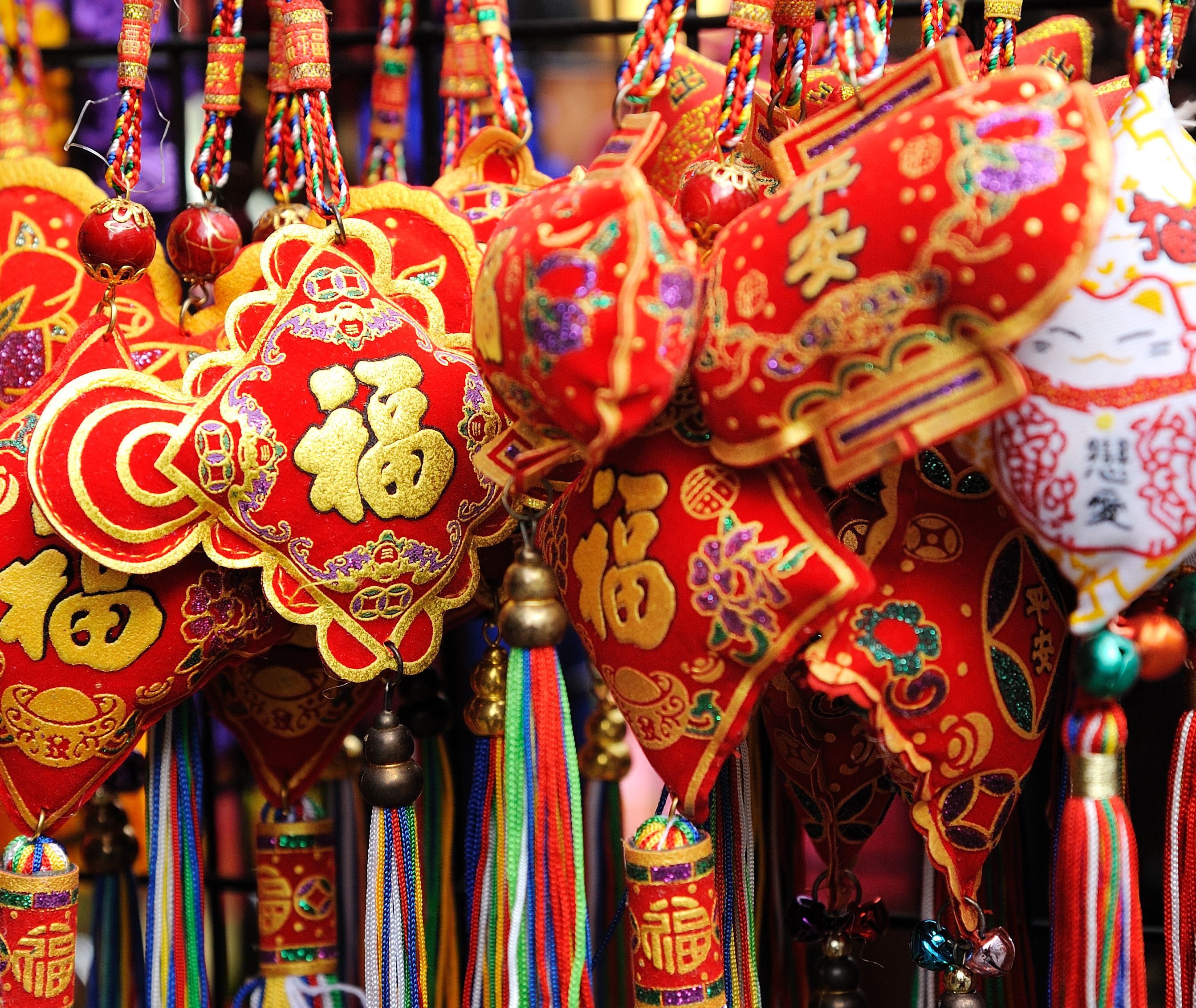 Chinese gelukshangers