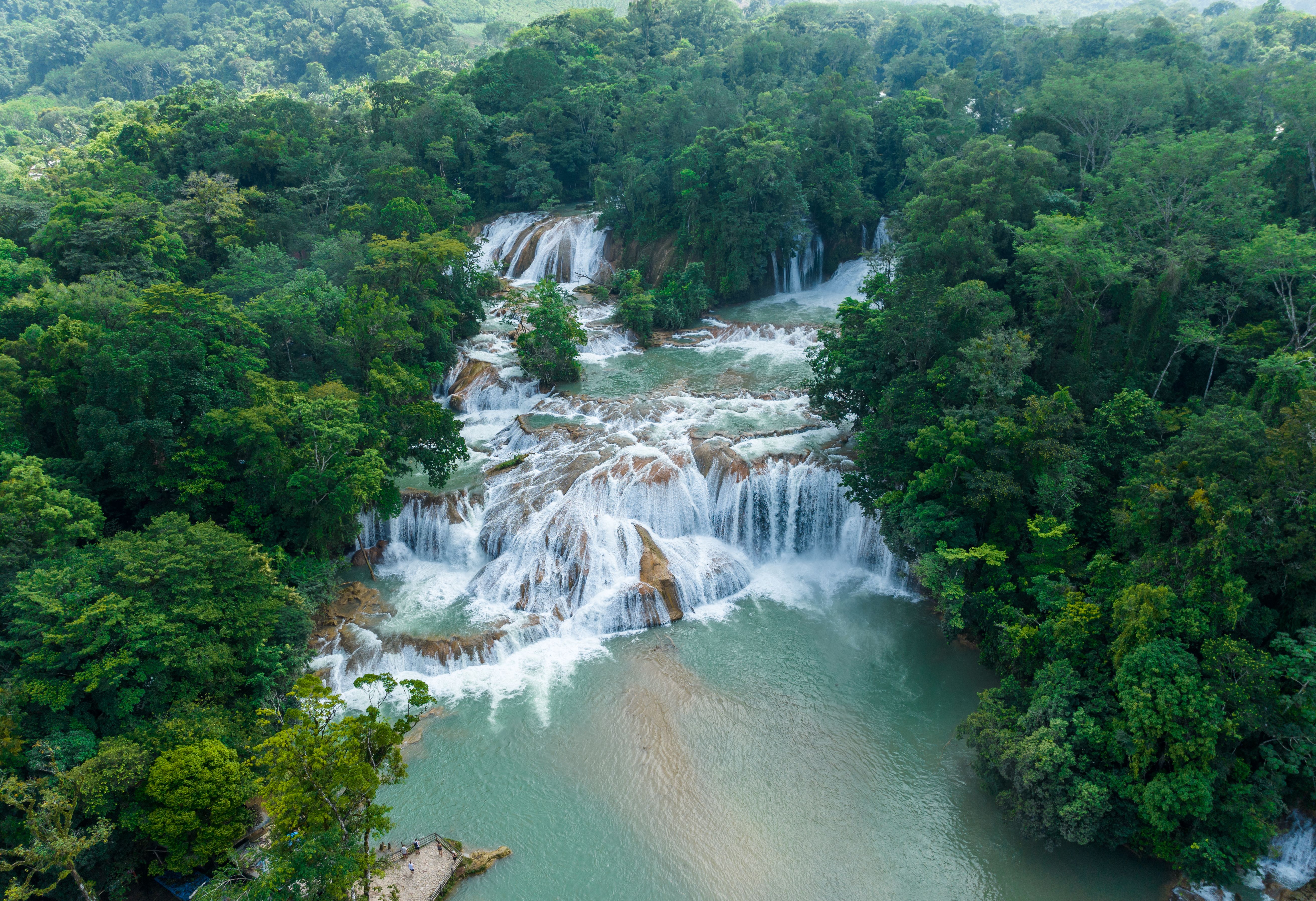 Mexico Chiapas Waterval Agua Azul