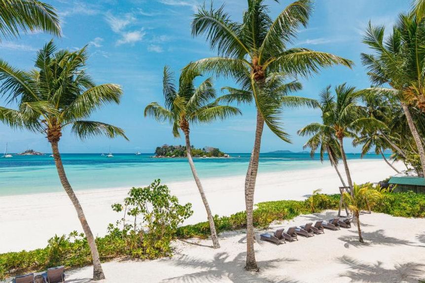 Seychellen Praslin Paradise Sun Hotel Seychelles Strand