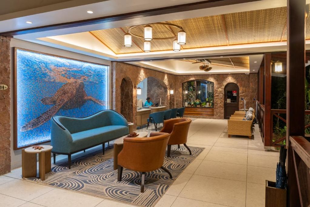 Seychellen Praslin Paradise Sun Hotel Seychelles Lobby