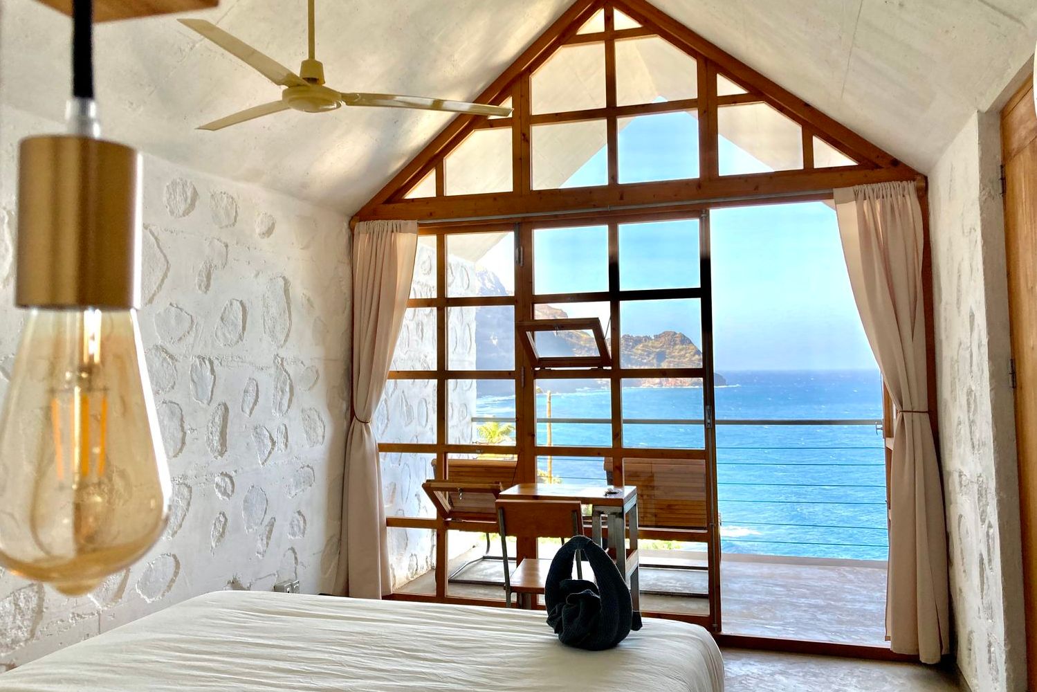 Kaapverdie Santo Antao Cruzinha Mamiwata Eco Village Kamer