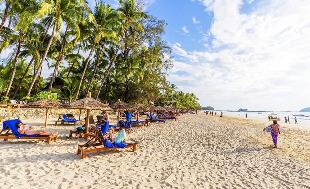 ngapali beach strandverblijf