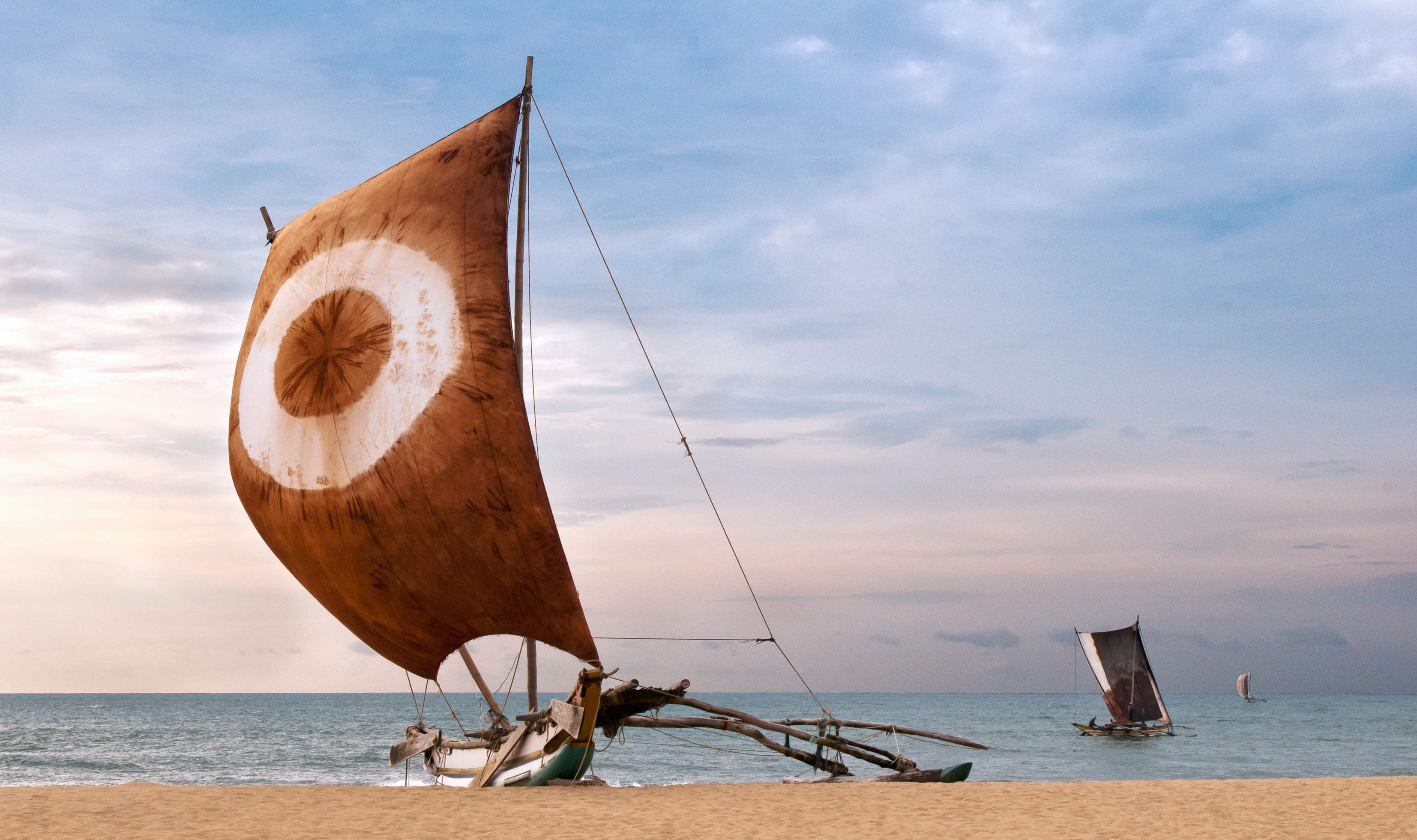 Negombo traditionele vissersboot