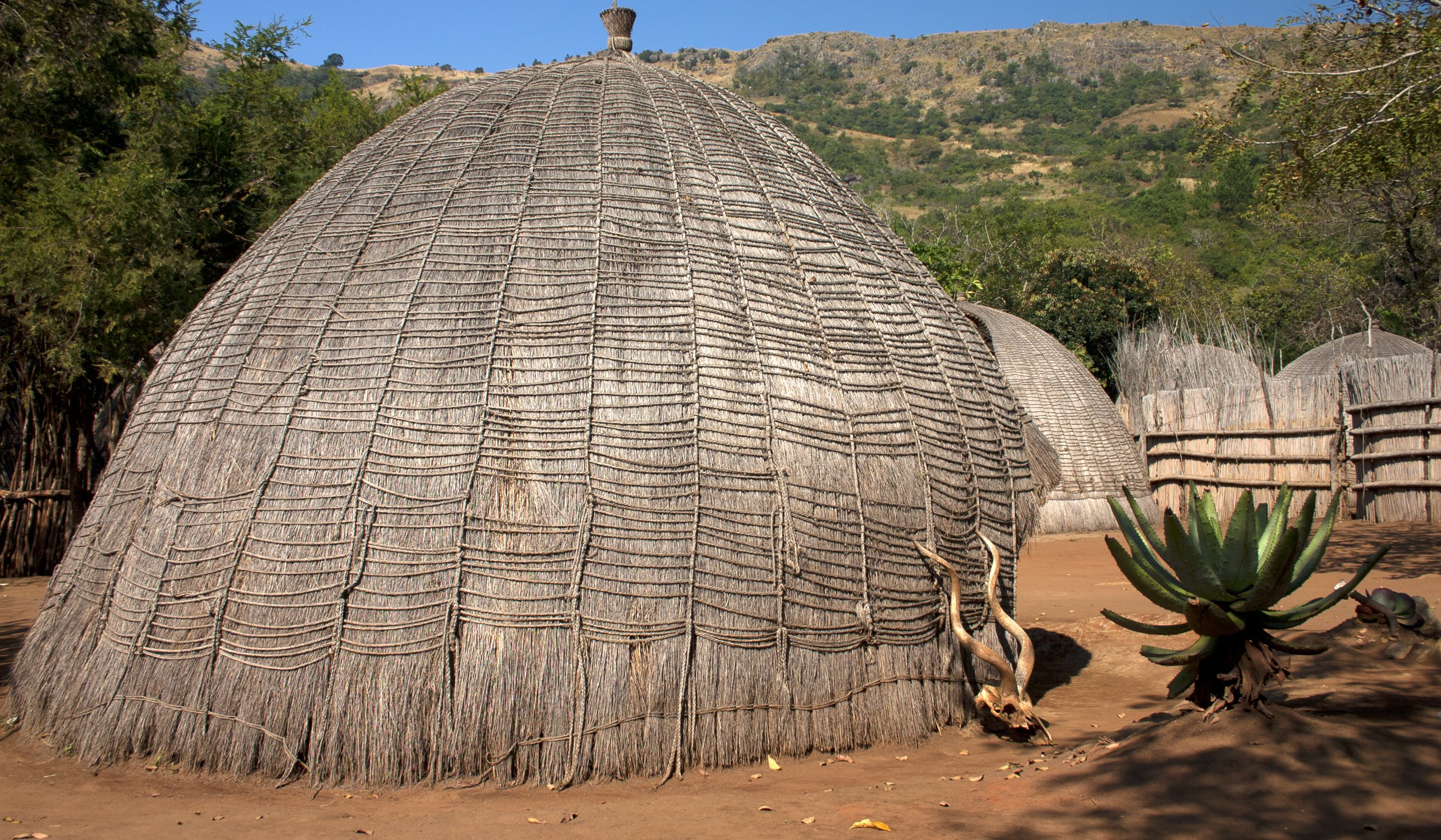 Bijenkorf hut in Swaziland