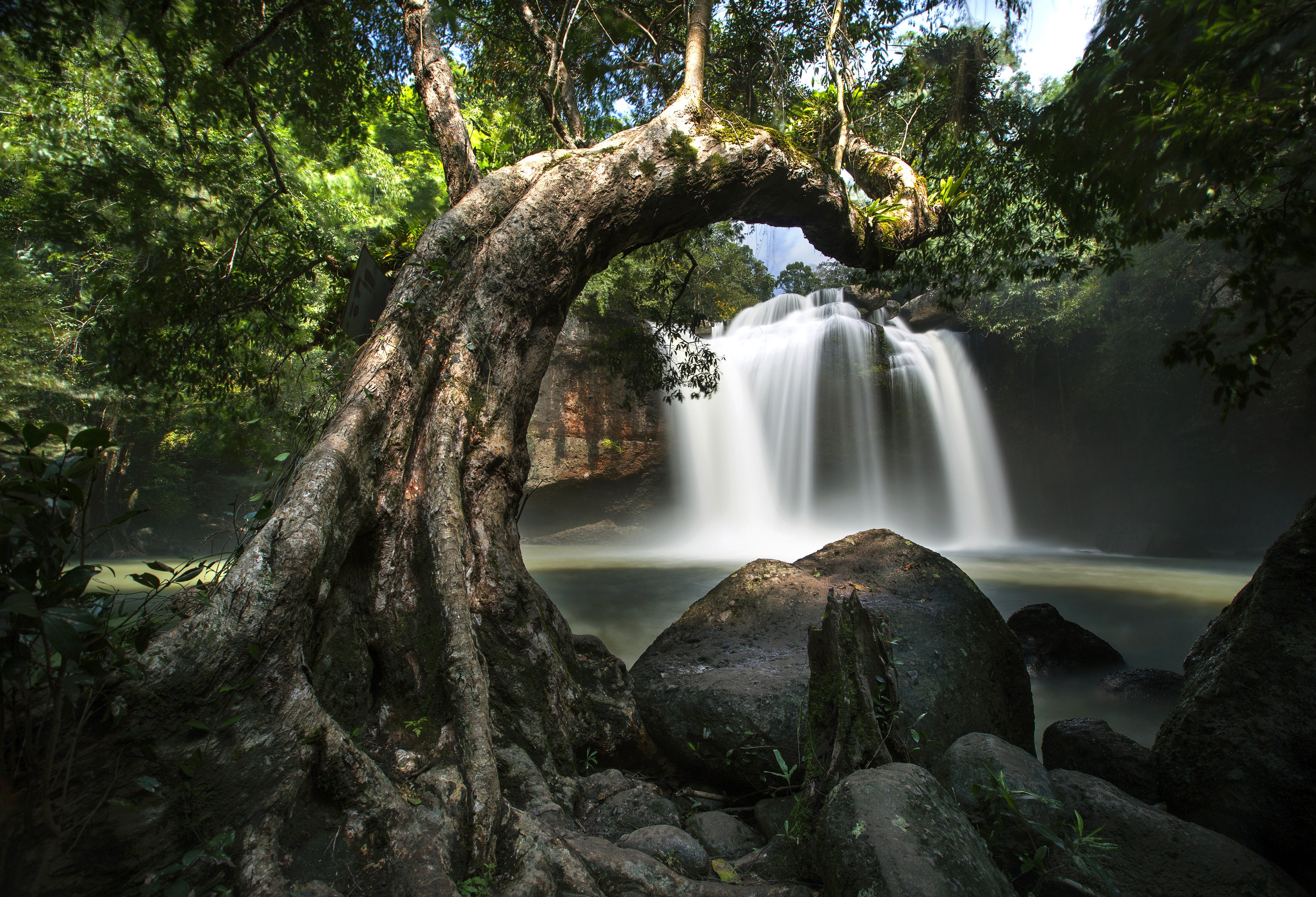 Haew Suwat waterval in Khao Yai National Park