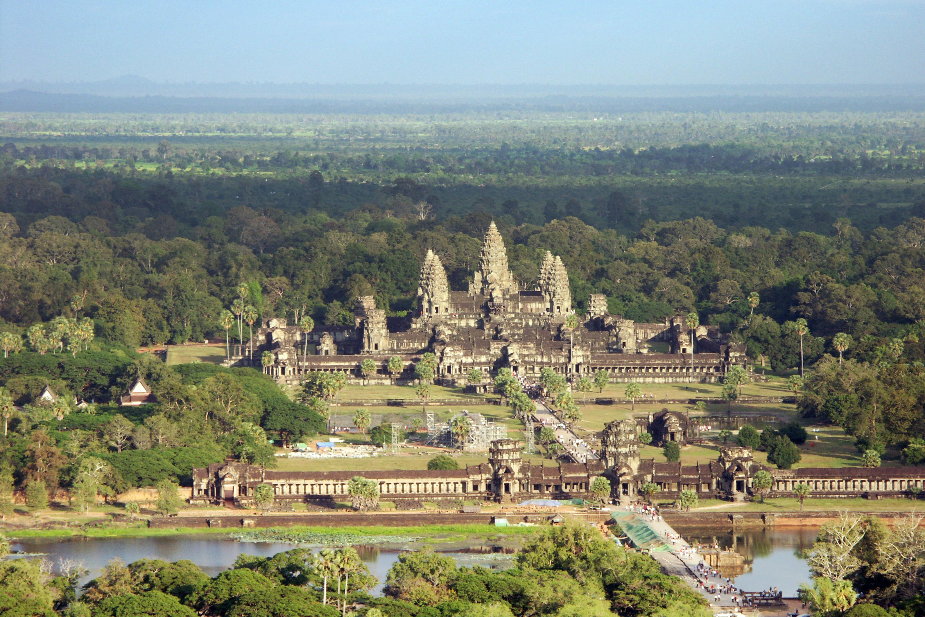 Angkor Wat in het Angkor tempelcomplex