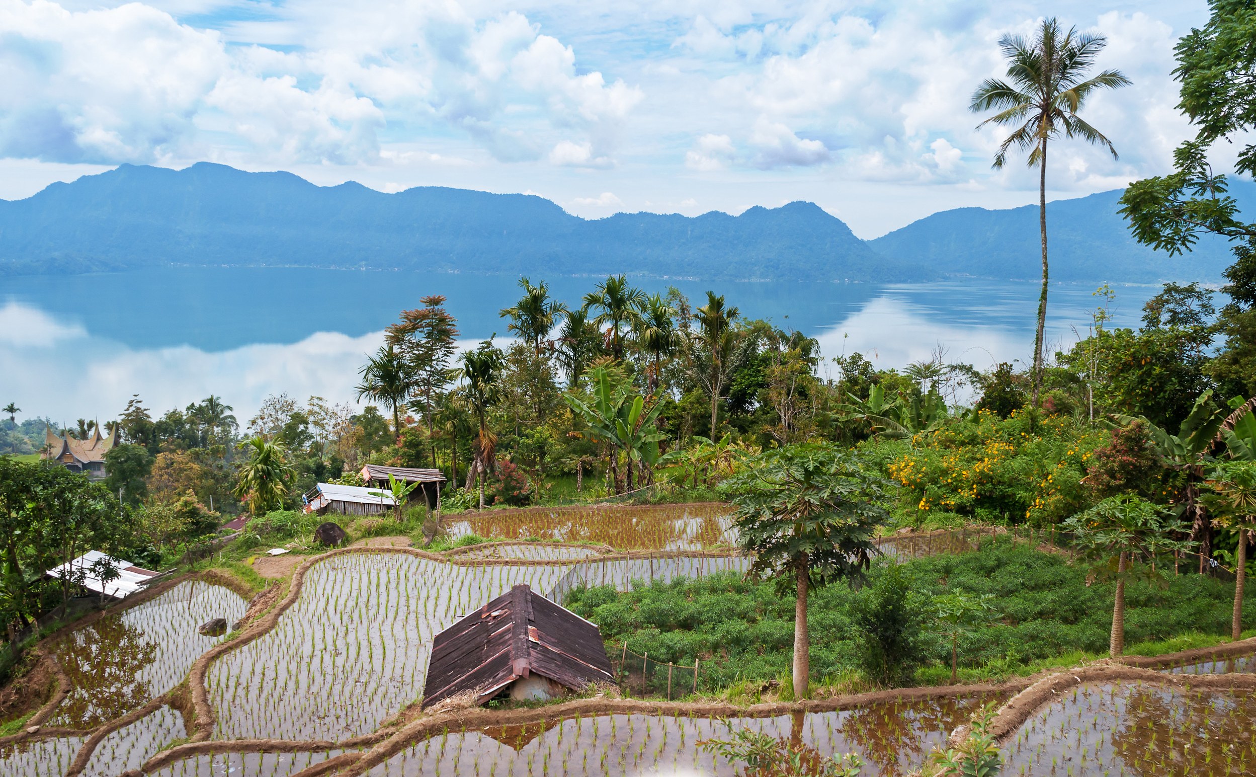 Sumatra lake maninjau