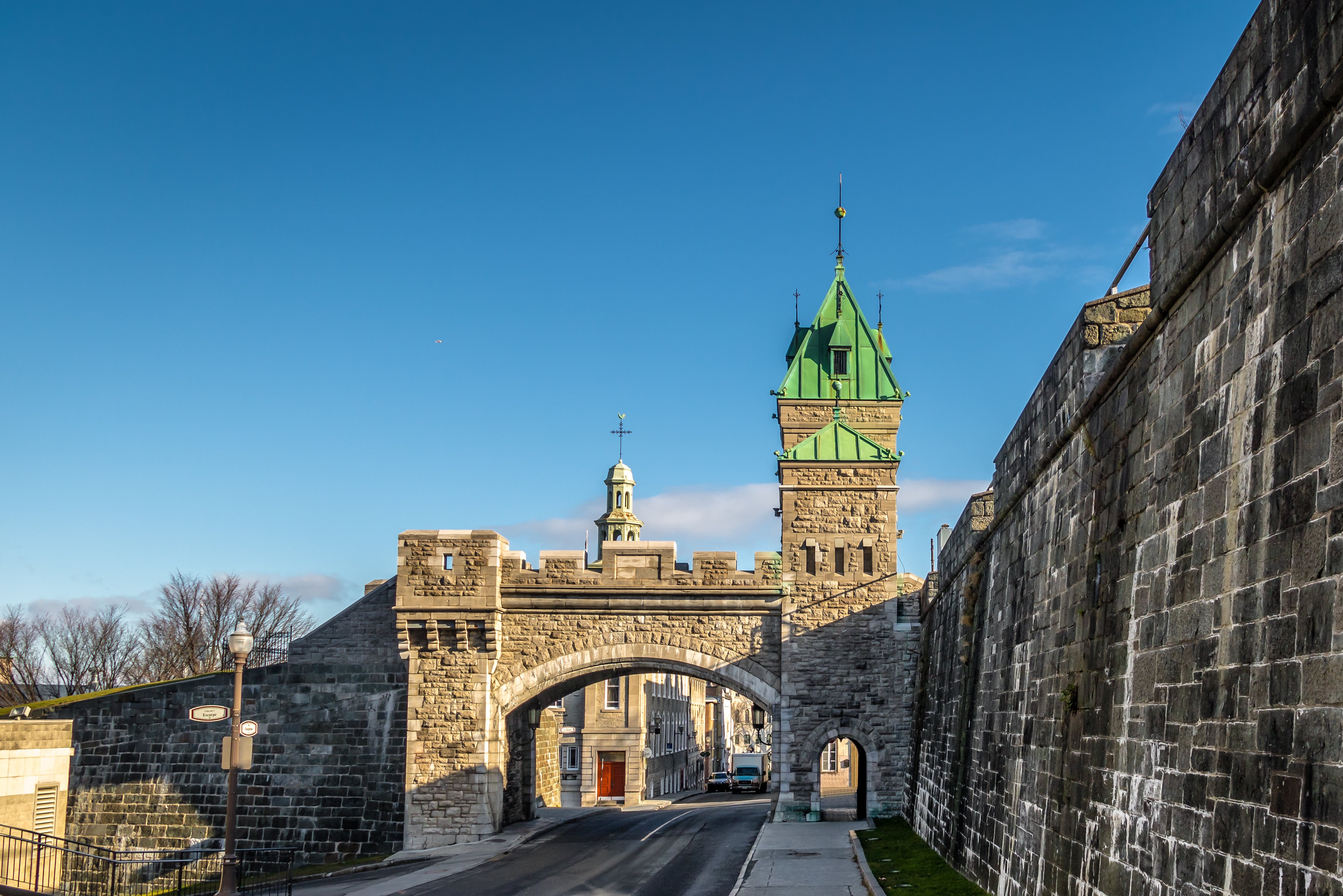 Quebec city oude stadsmuur Saint Louis