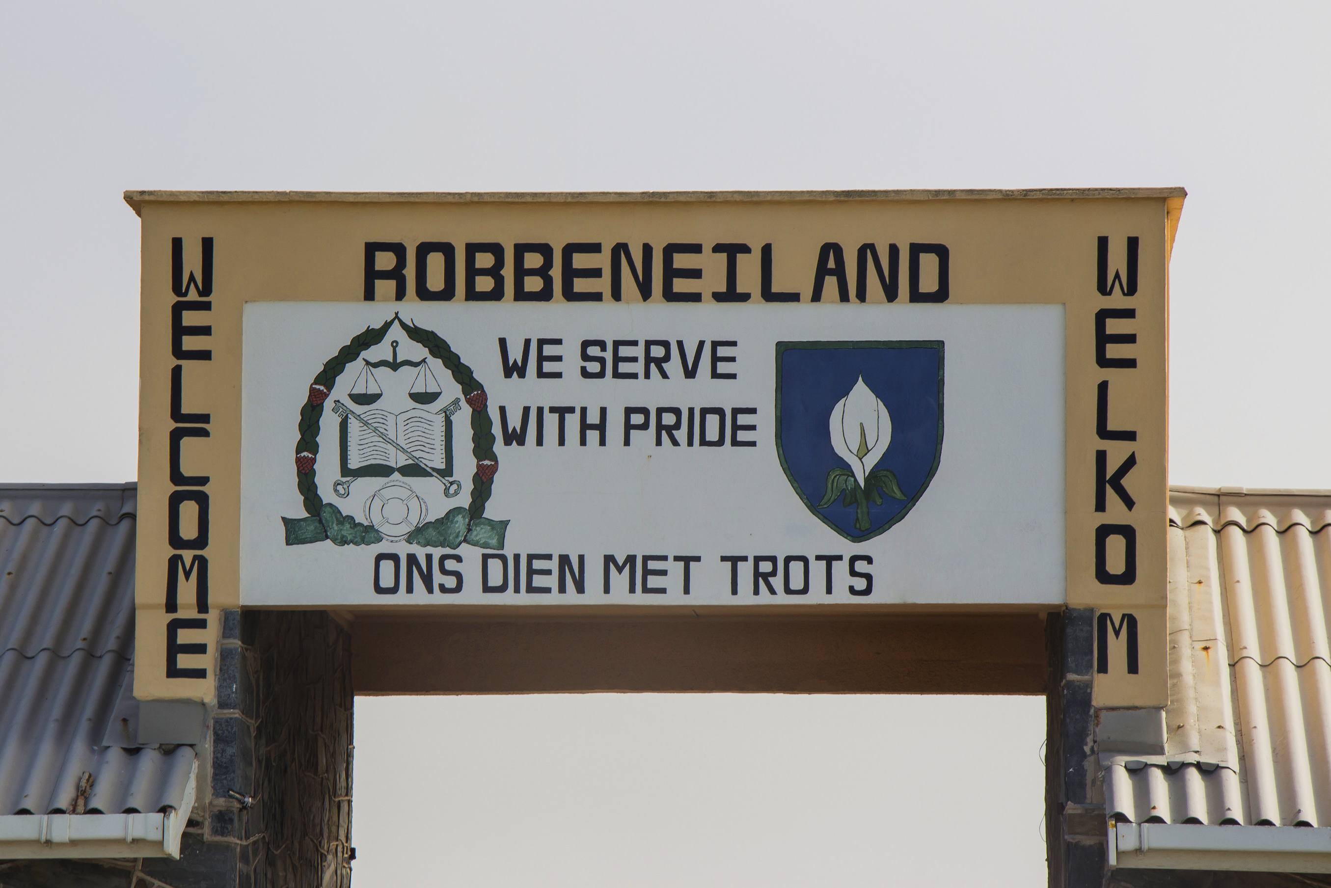 Robben Island gevangenis Kaapstad Zuid-Afrika
