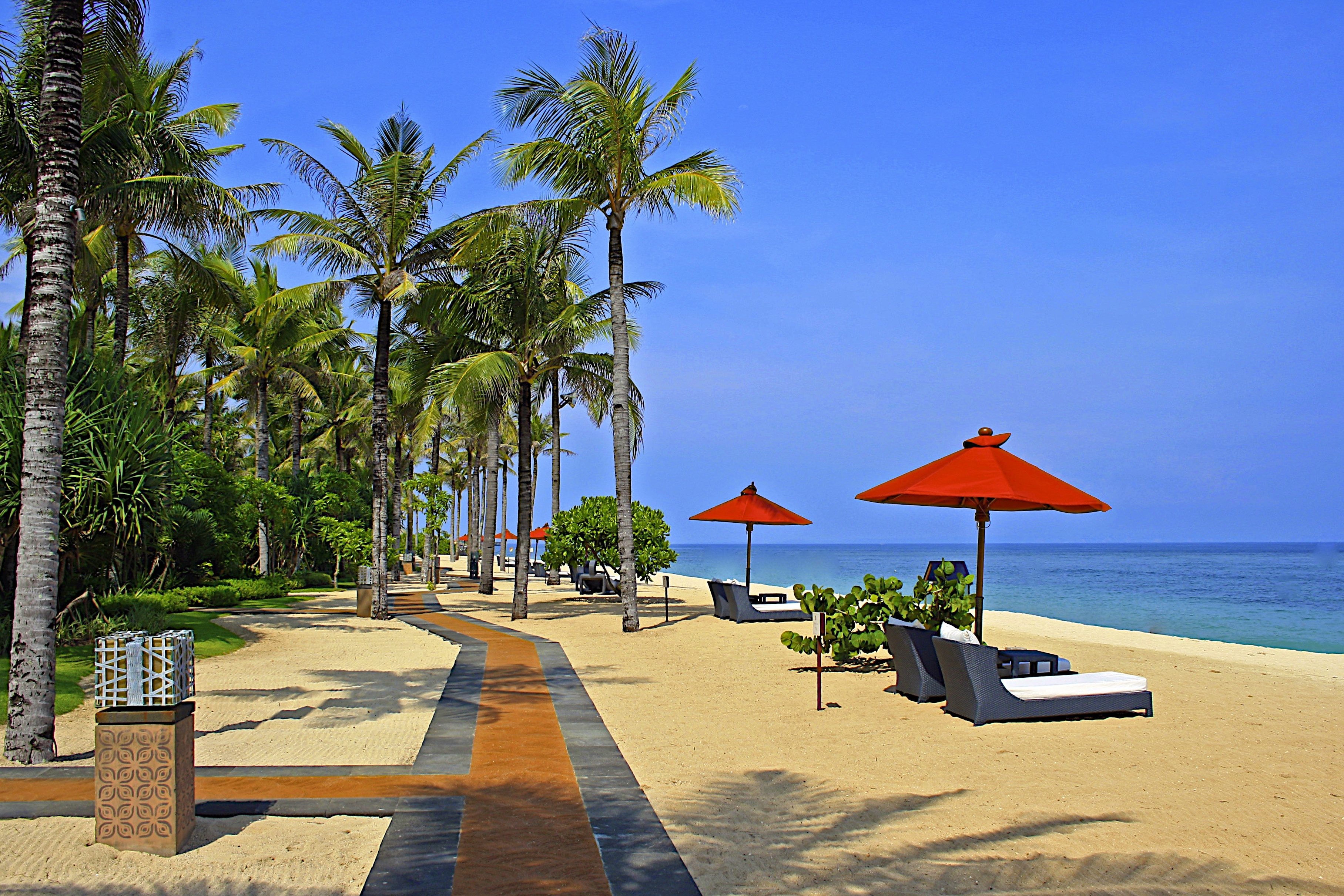 Strand van Nusa Dua op Bali