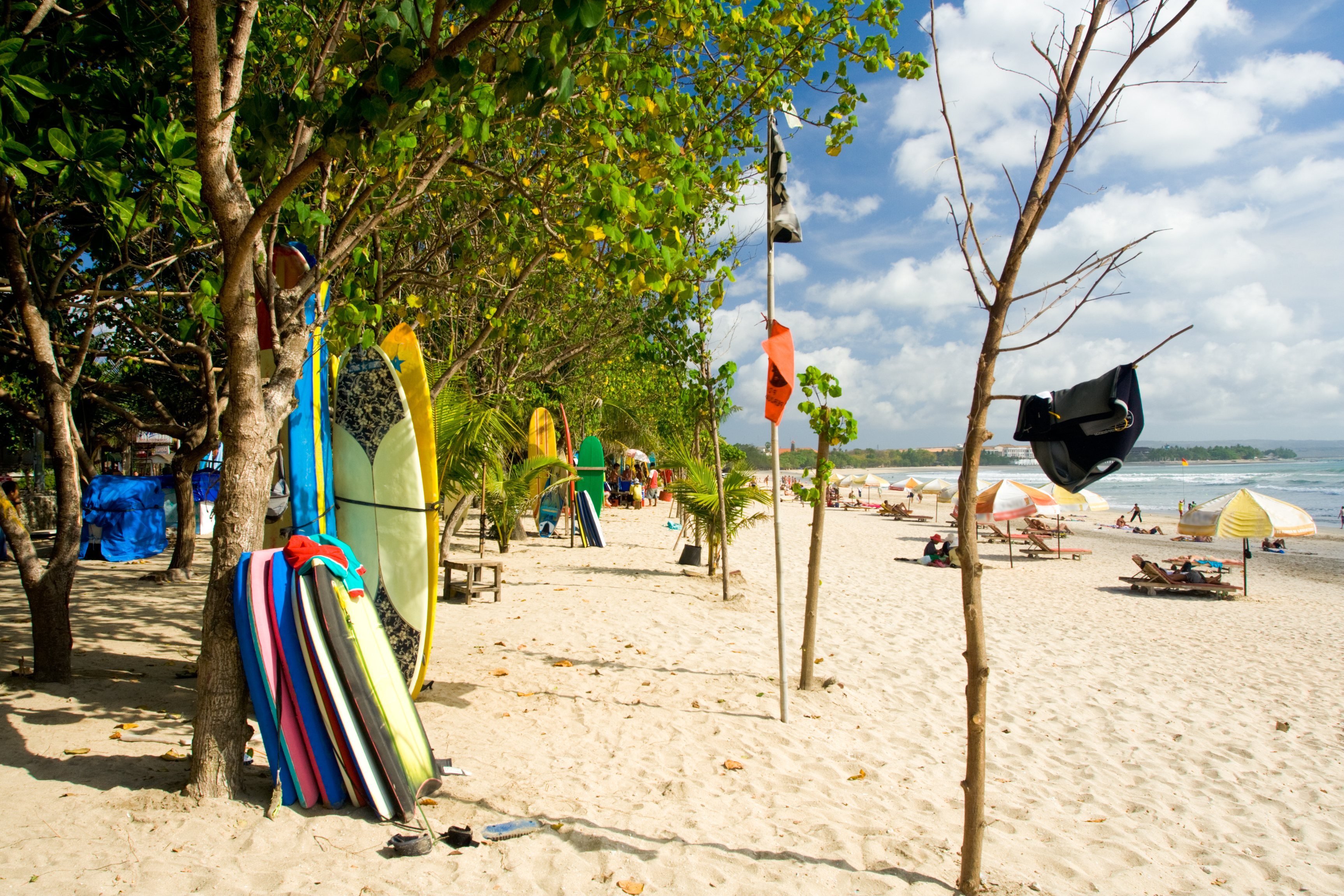 Uitzicht op Kuta Beach Bali