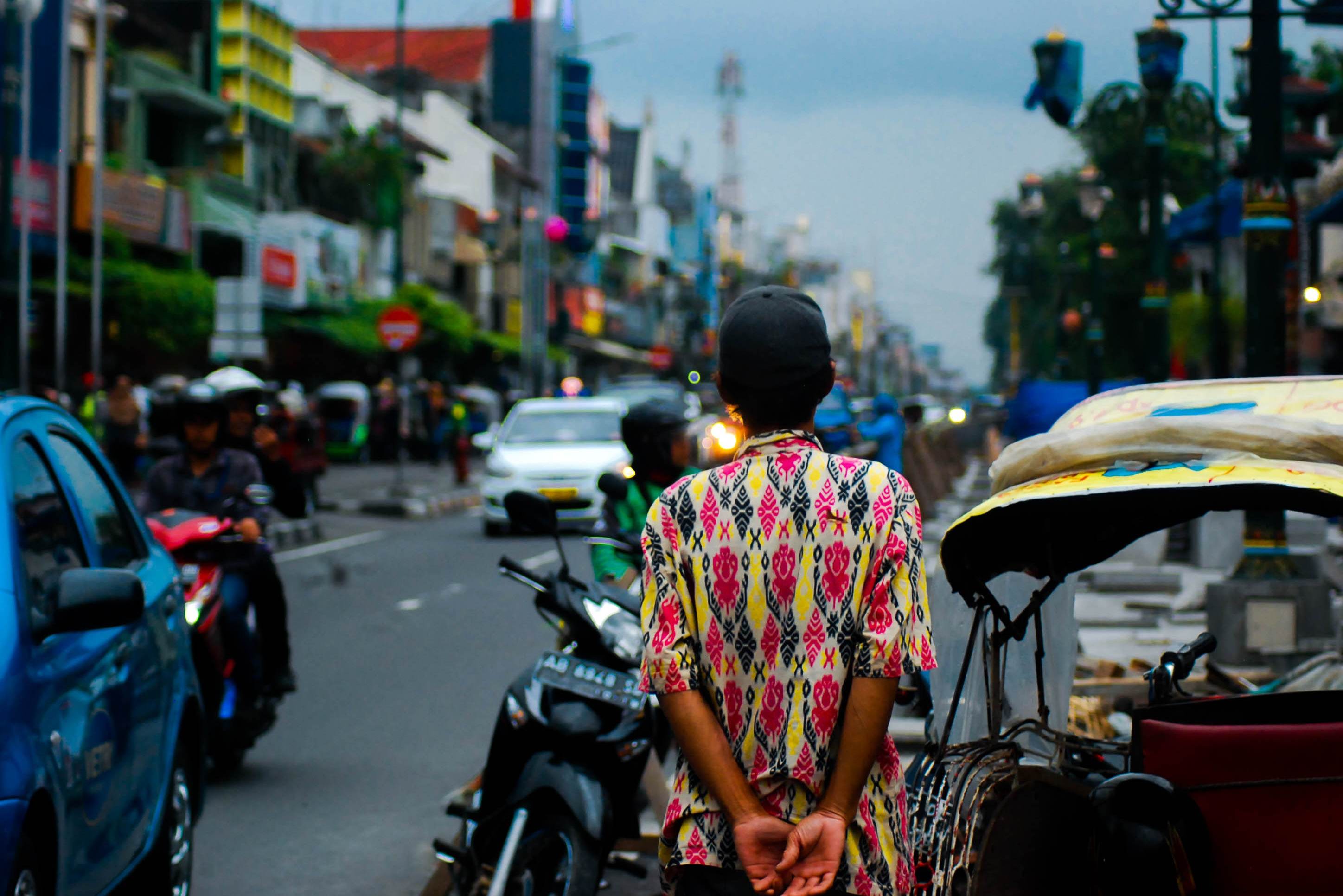 Yogyakarta straatbeeld