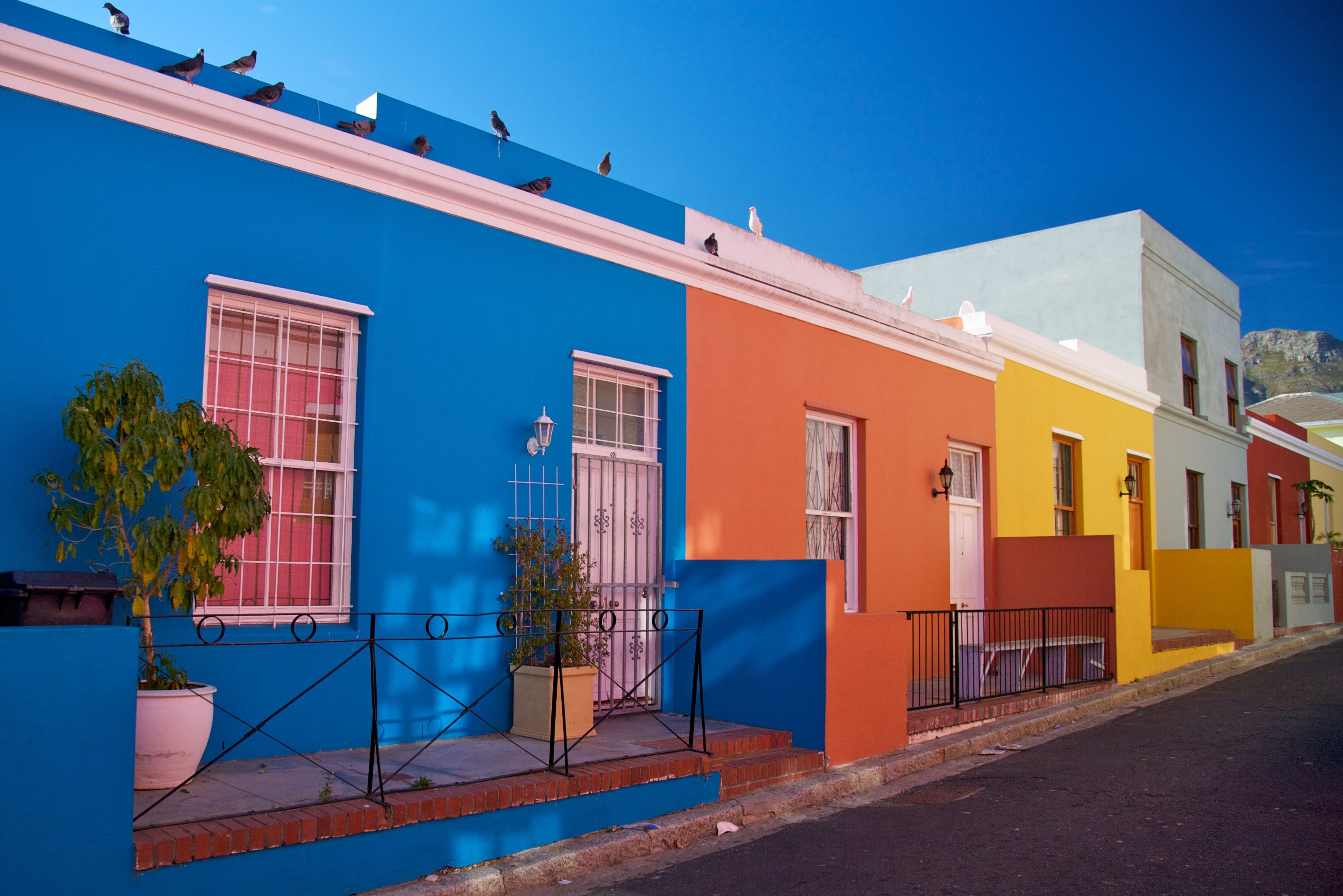 Bo Kaap de Malay wijk in Kaapstad