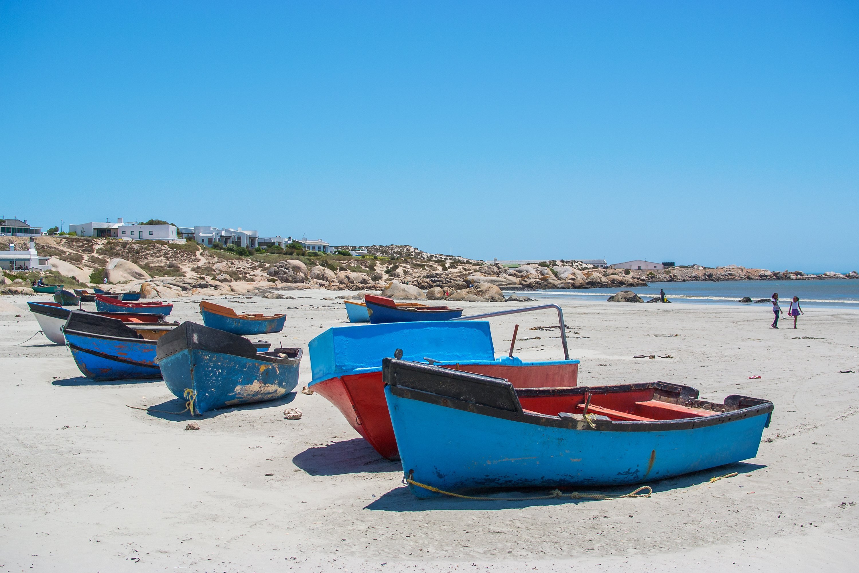 Paternoster strand in Zuid-Afrika