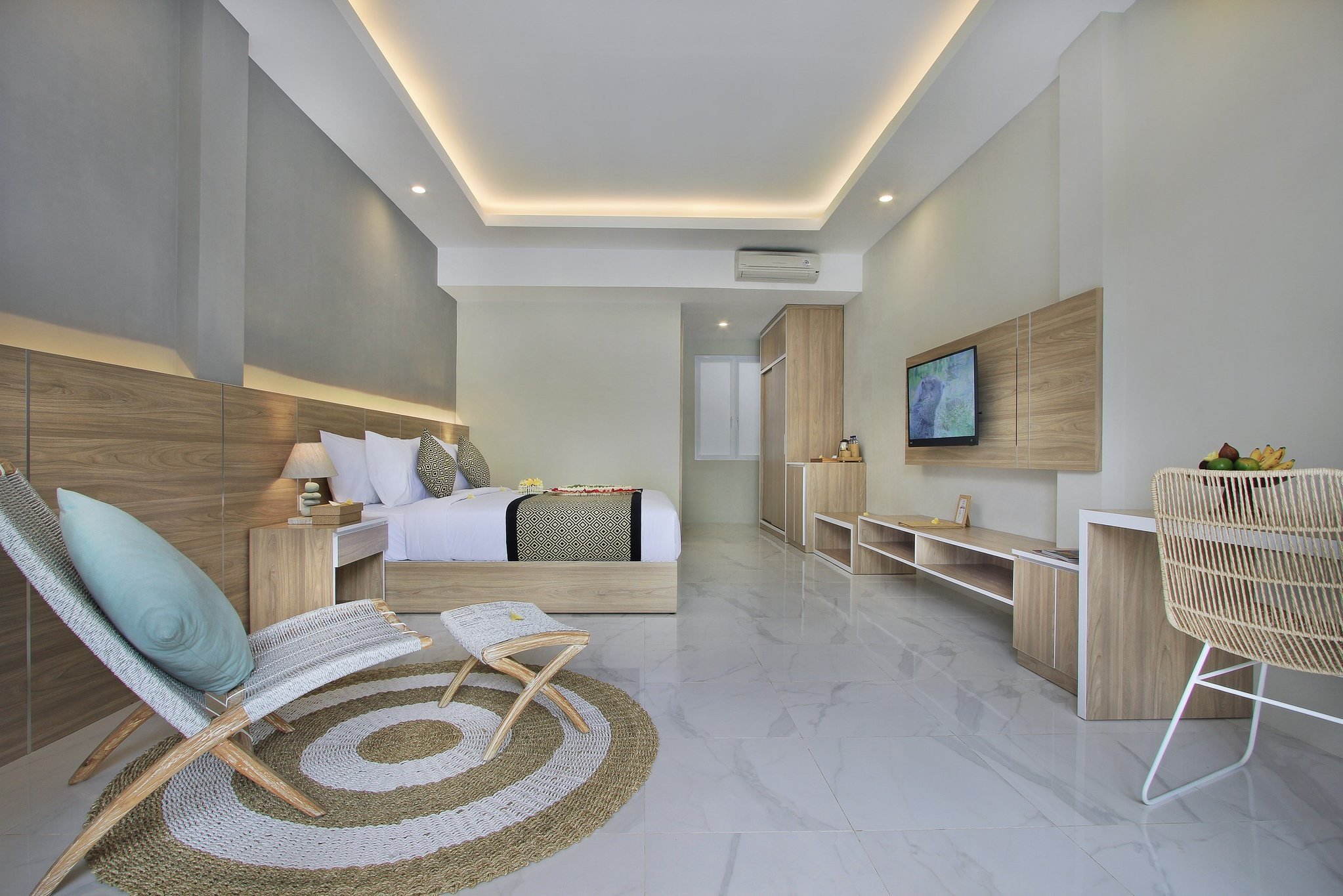 Hotelkamer in Tapa Tepi Kali Hotel in Indonesie Bali Canggu