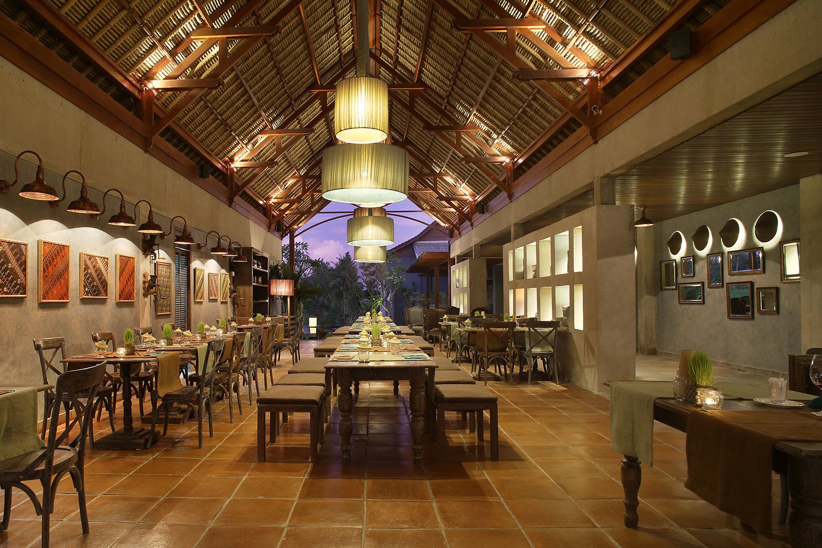 Restaurant van Alaya Resort in Indonesie Bali Ubud