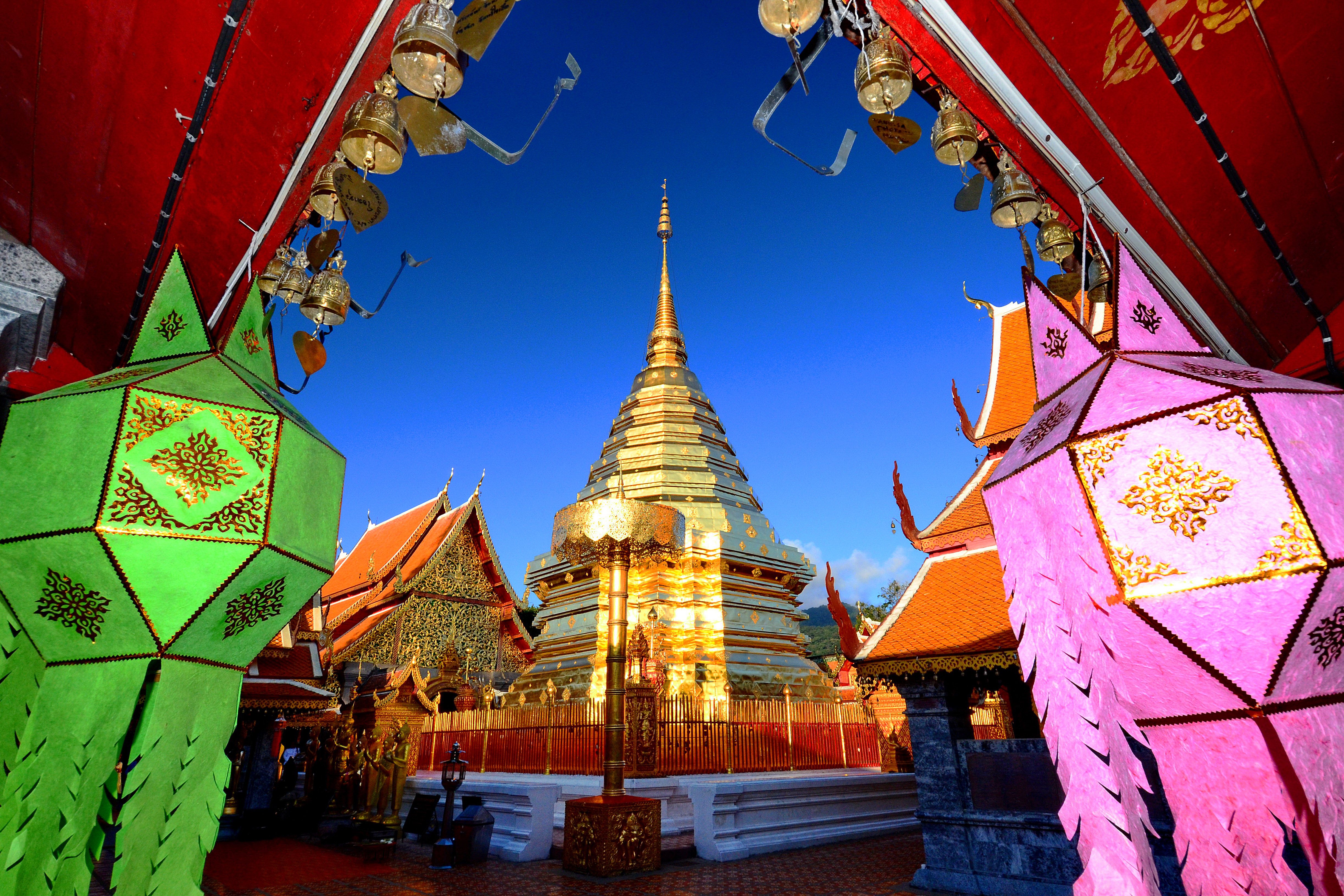 Wat Doi Suthep net buiten Chiang Mai, Thailand