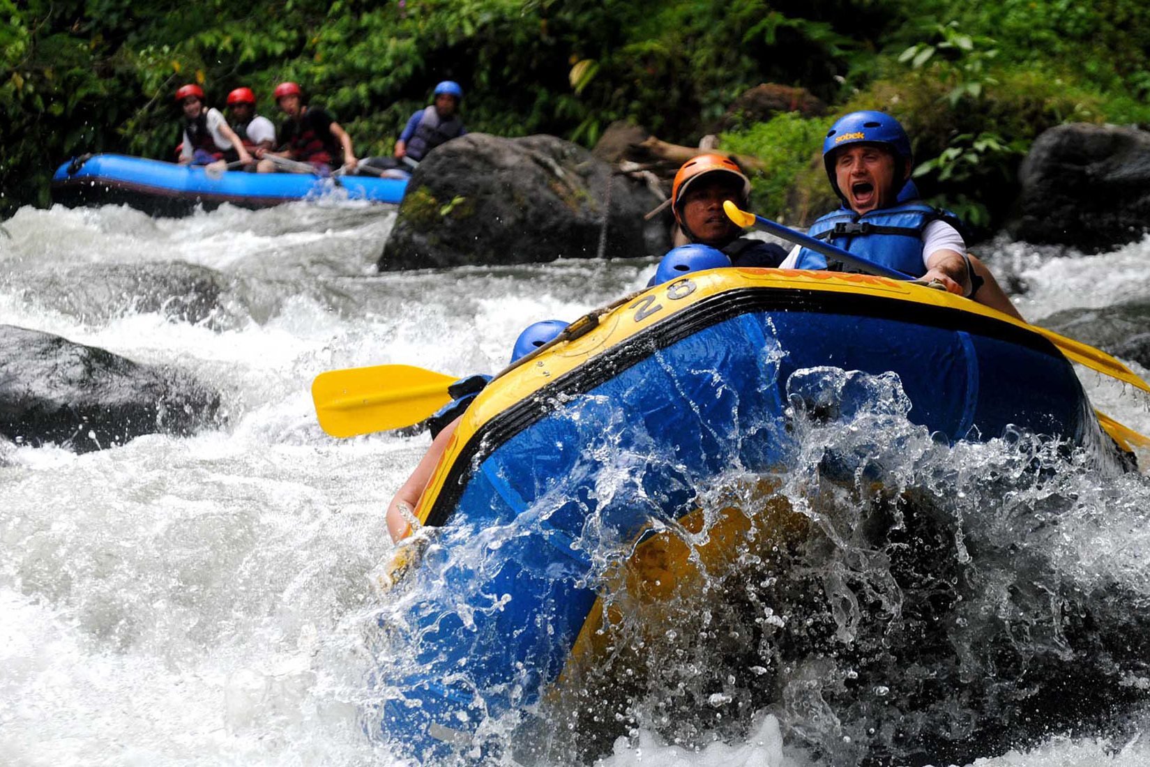 Raften op de Ayung rivier bij Ubud
