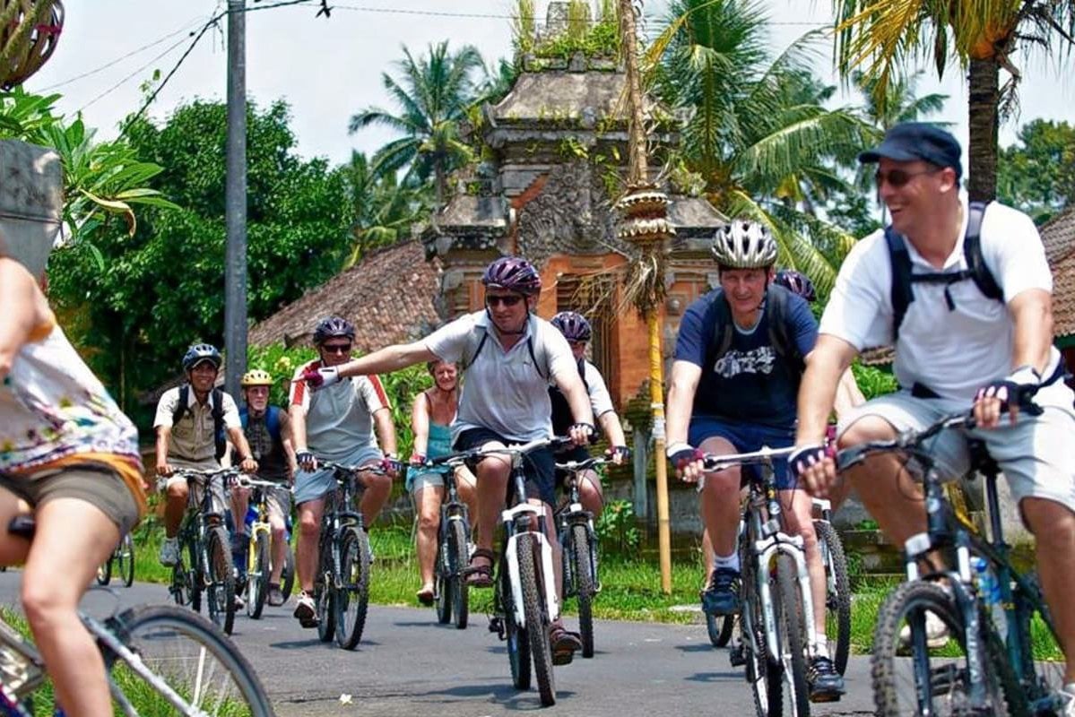 fietsen op Bali
