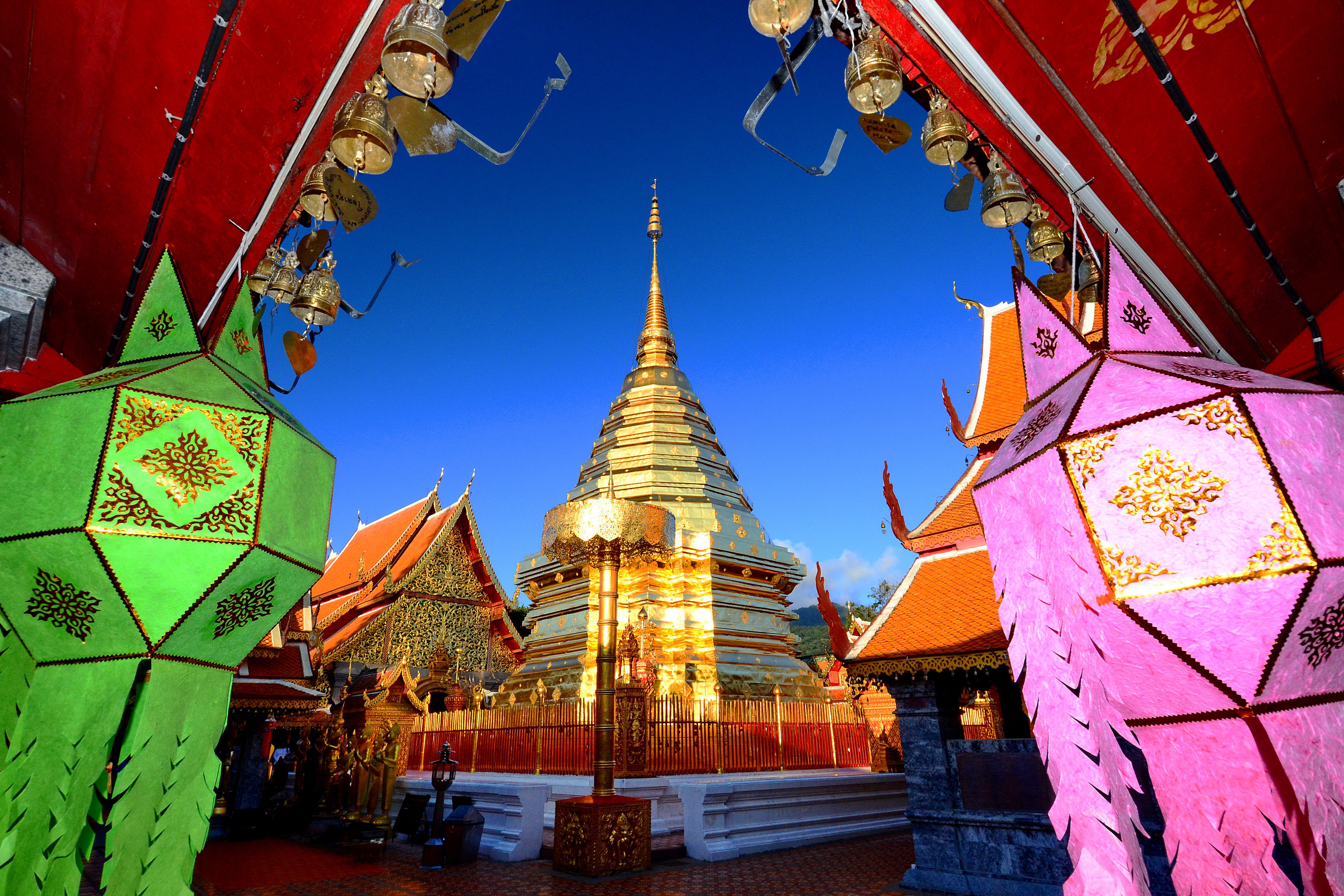 Wat Doi Suthep net buiten Chiang Mai, Thailand