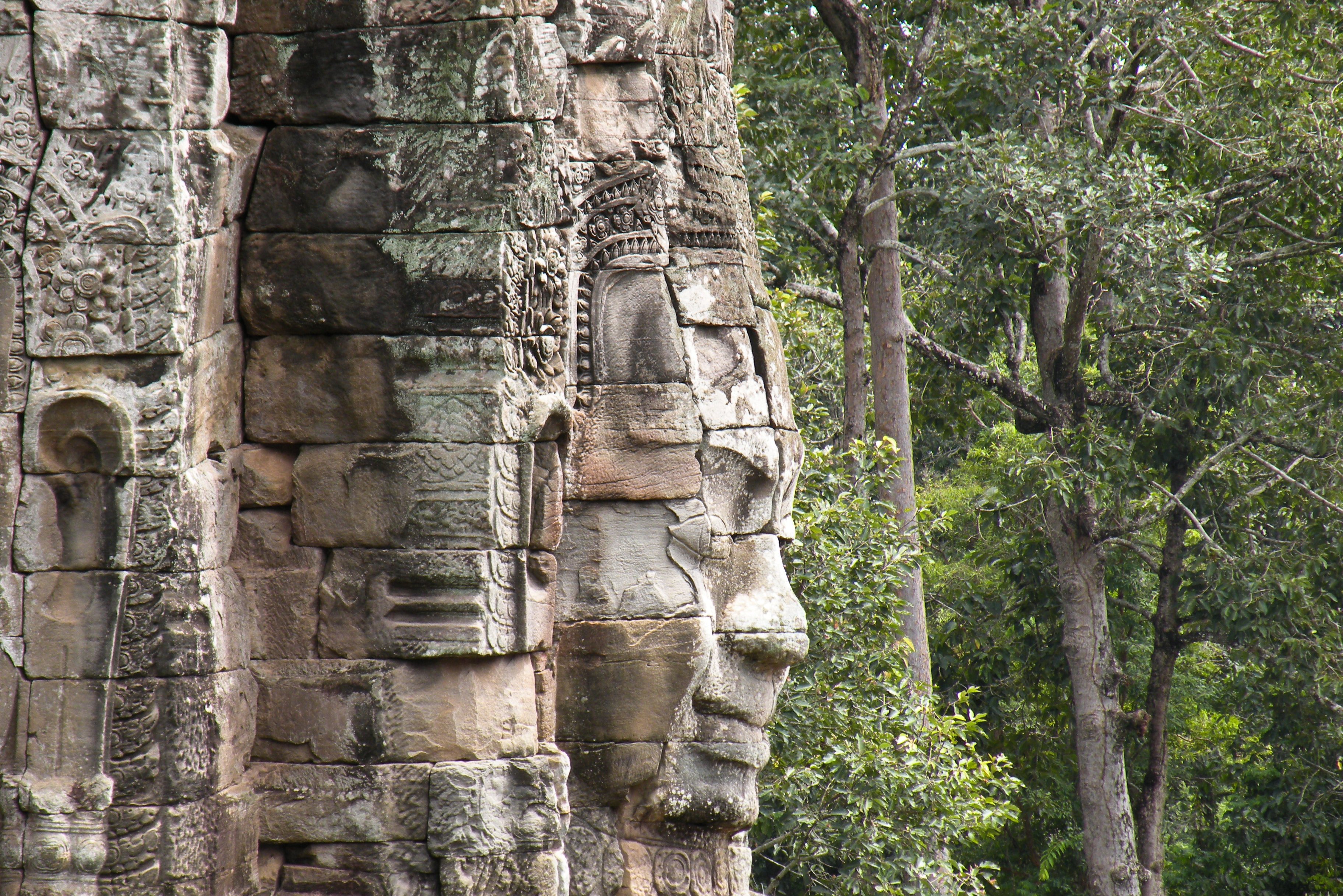 Bayon tempel in het Angkor tempelcomplex, Cambodja