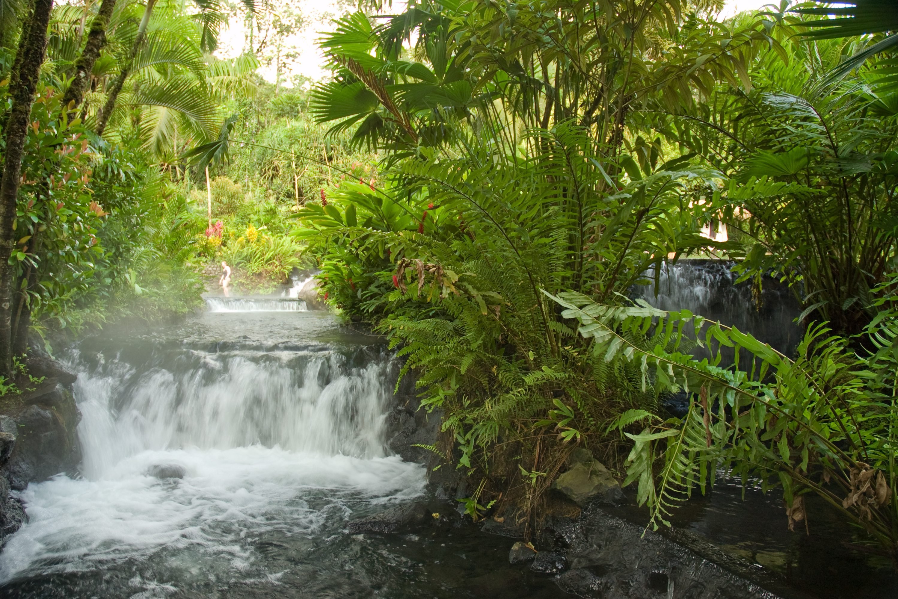 Hotsprings bij Arenal in Costa Rica