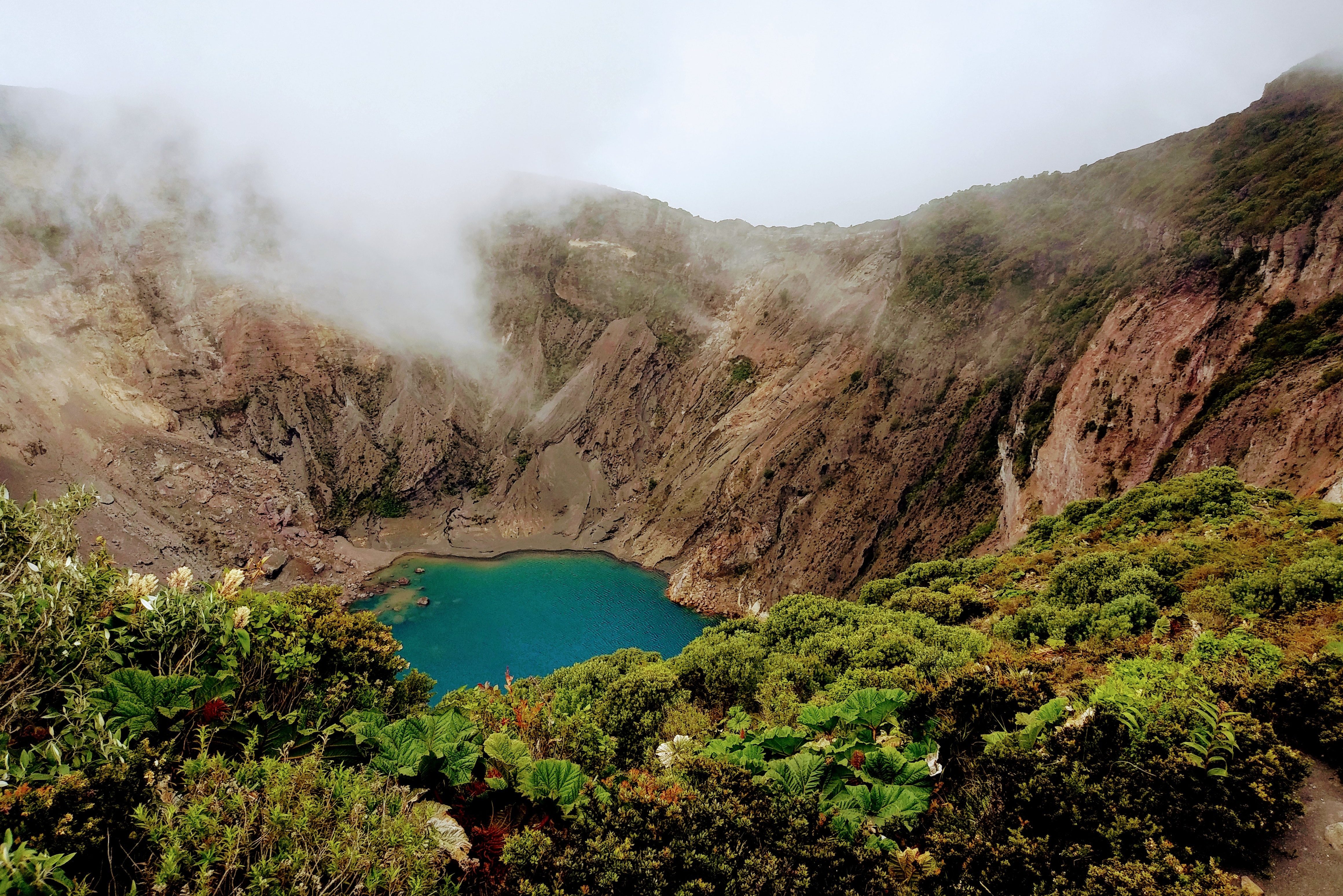Irazu vulkaan in Costa Rica