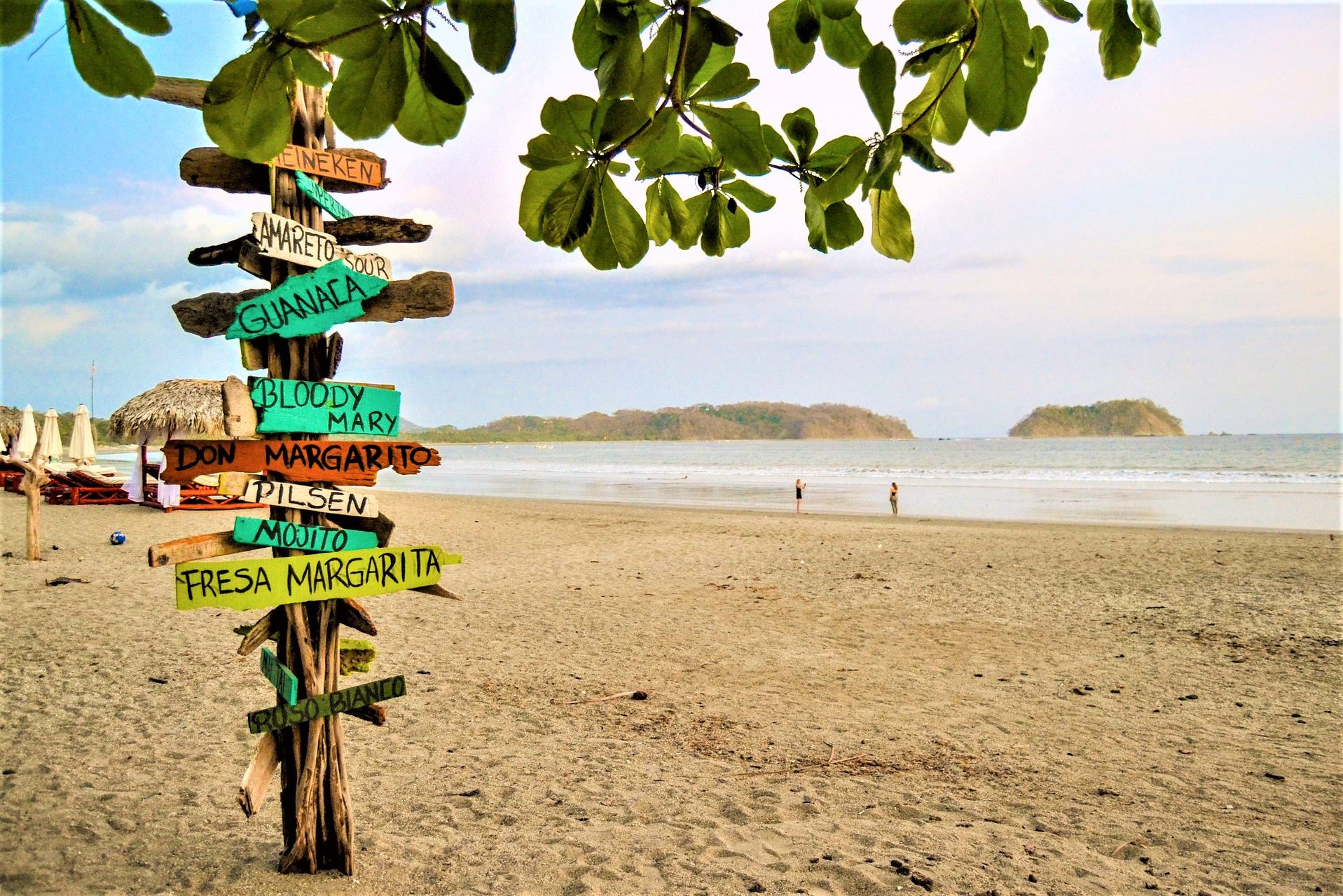 Strand bij Samara in Costa Rica