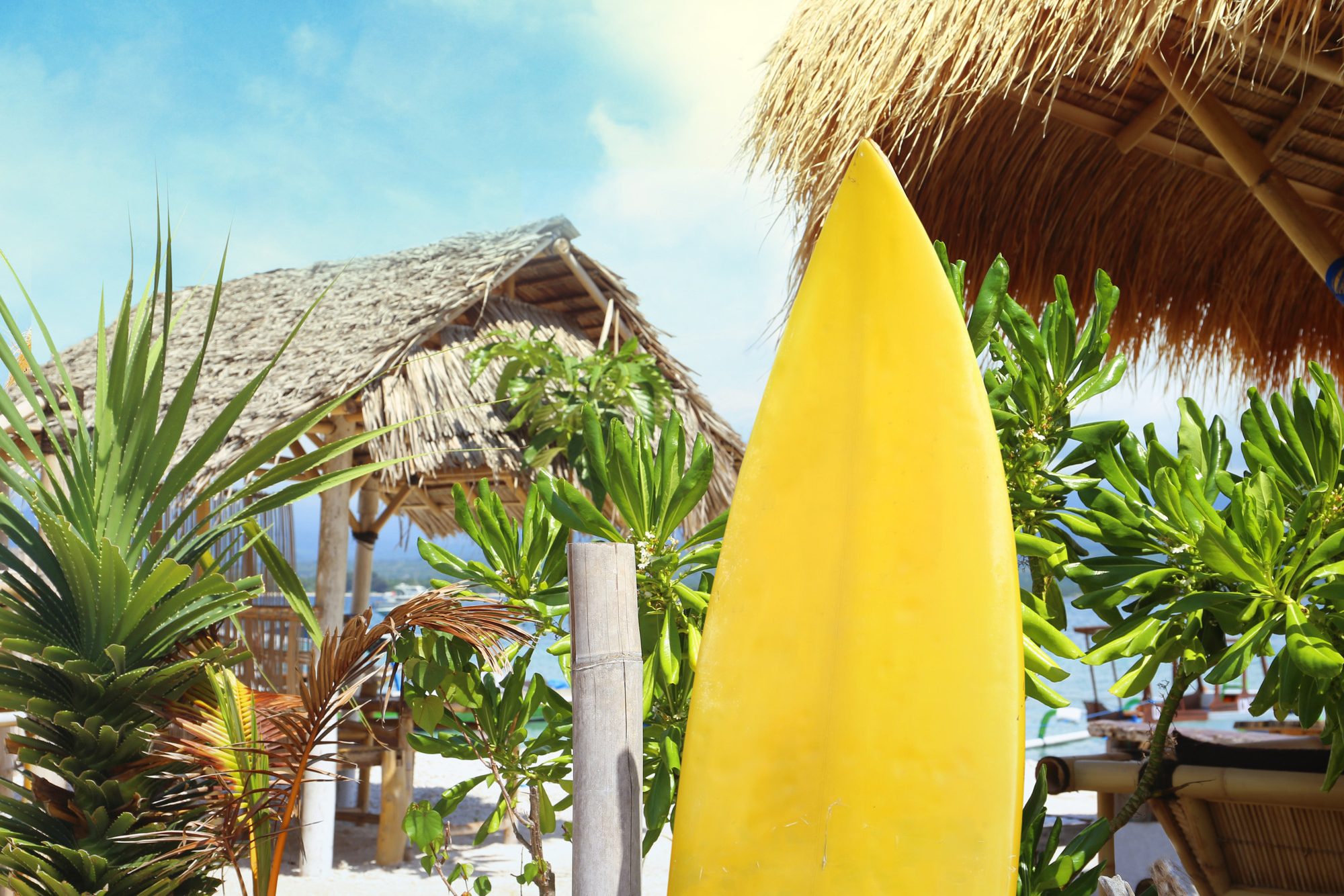 Costa Rica surfplank op strand