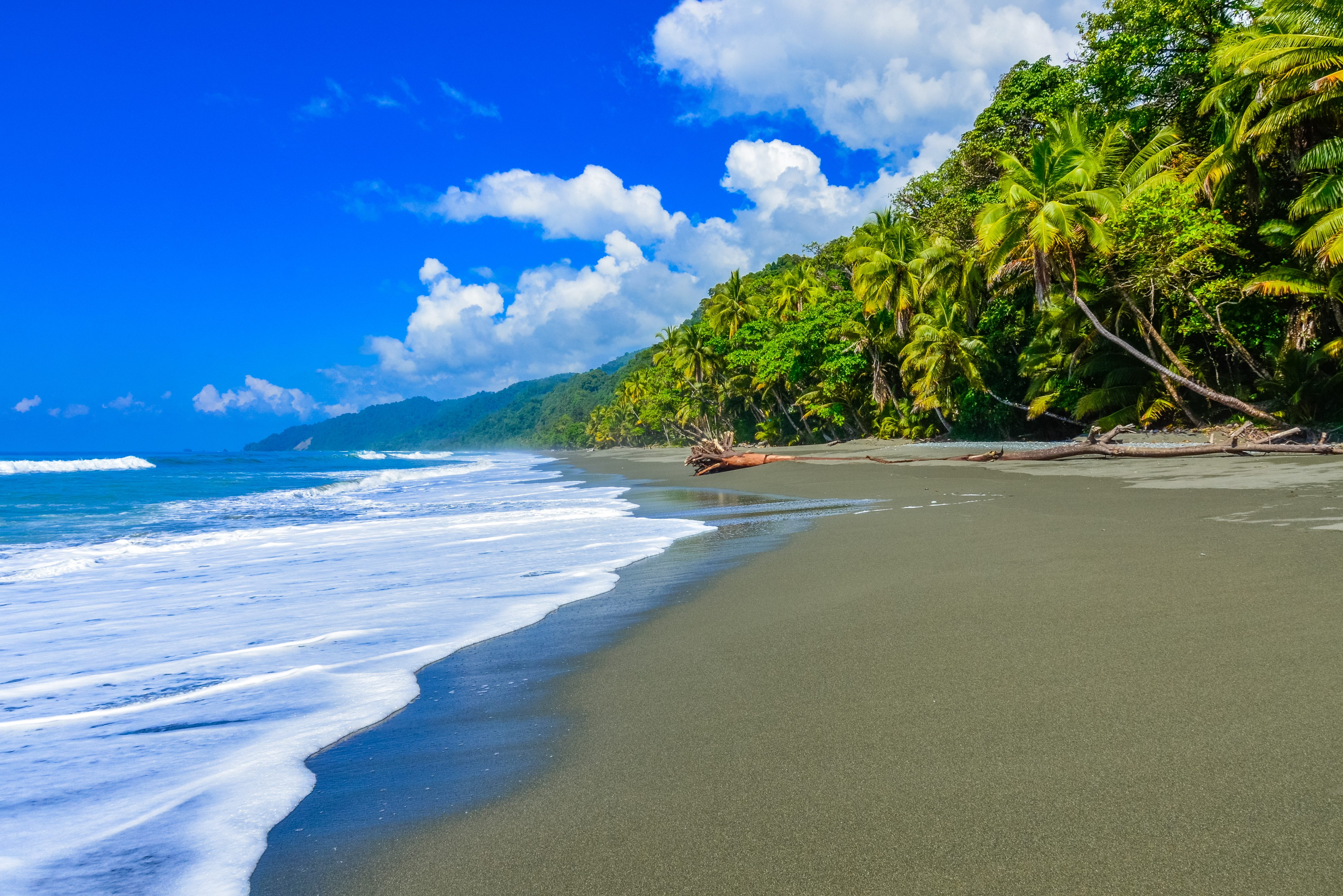 Junglestrand in Corcovado in Costa Rica