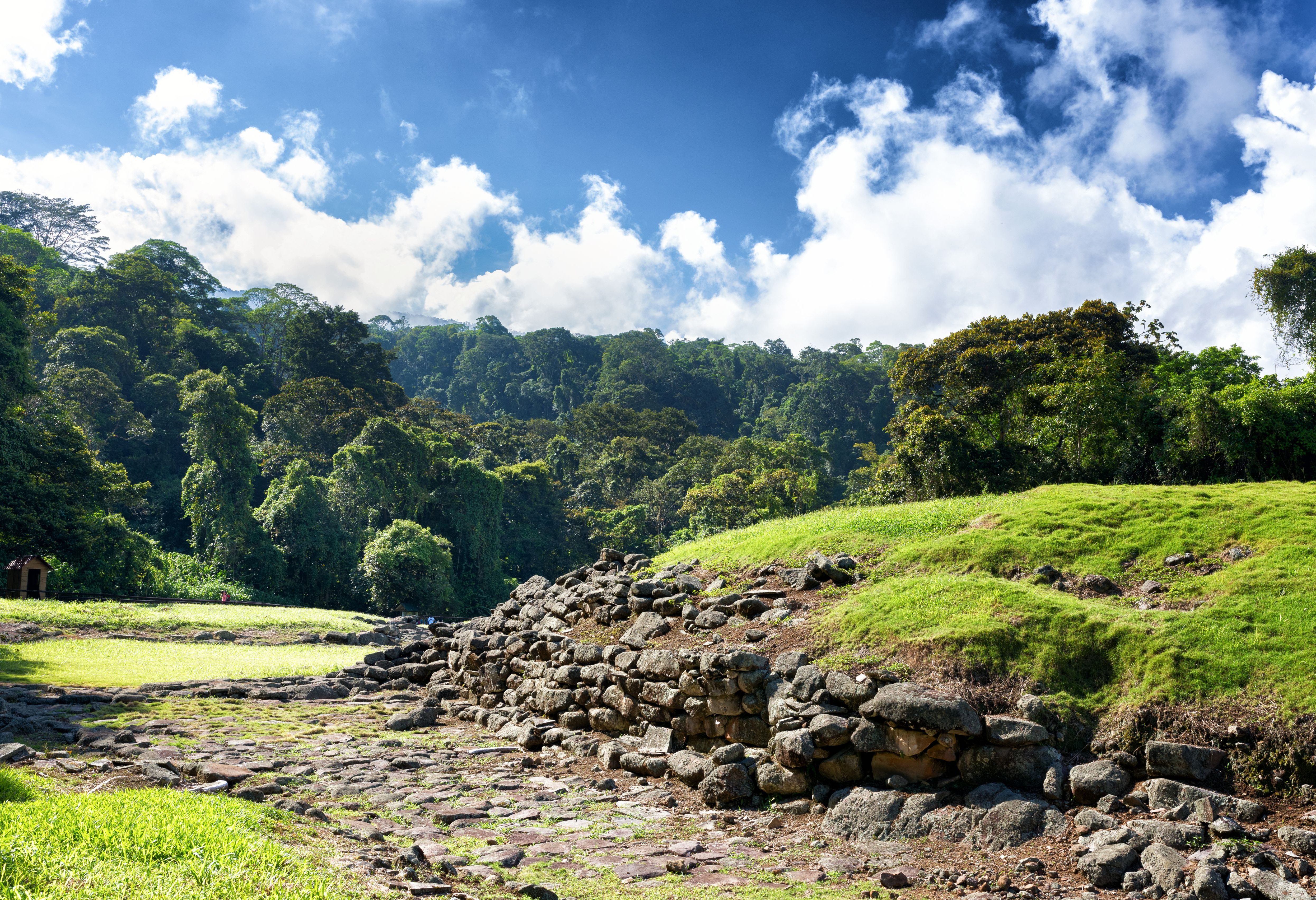 Guayabo monument bij Turrialba in Costa Rica