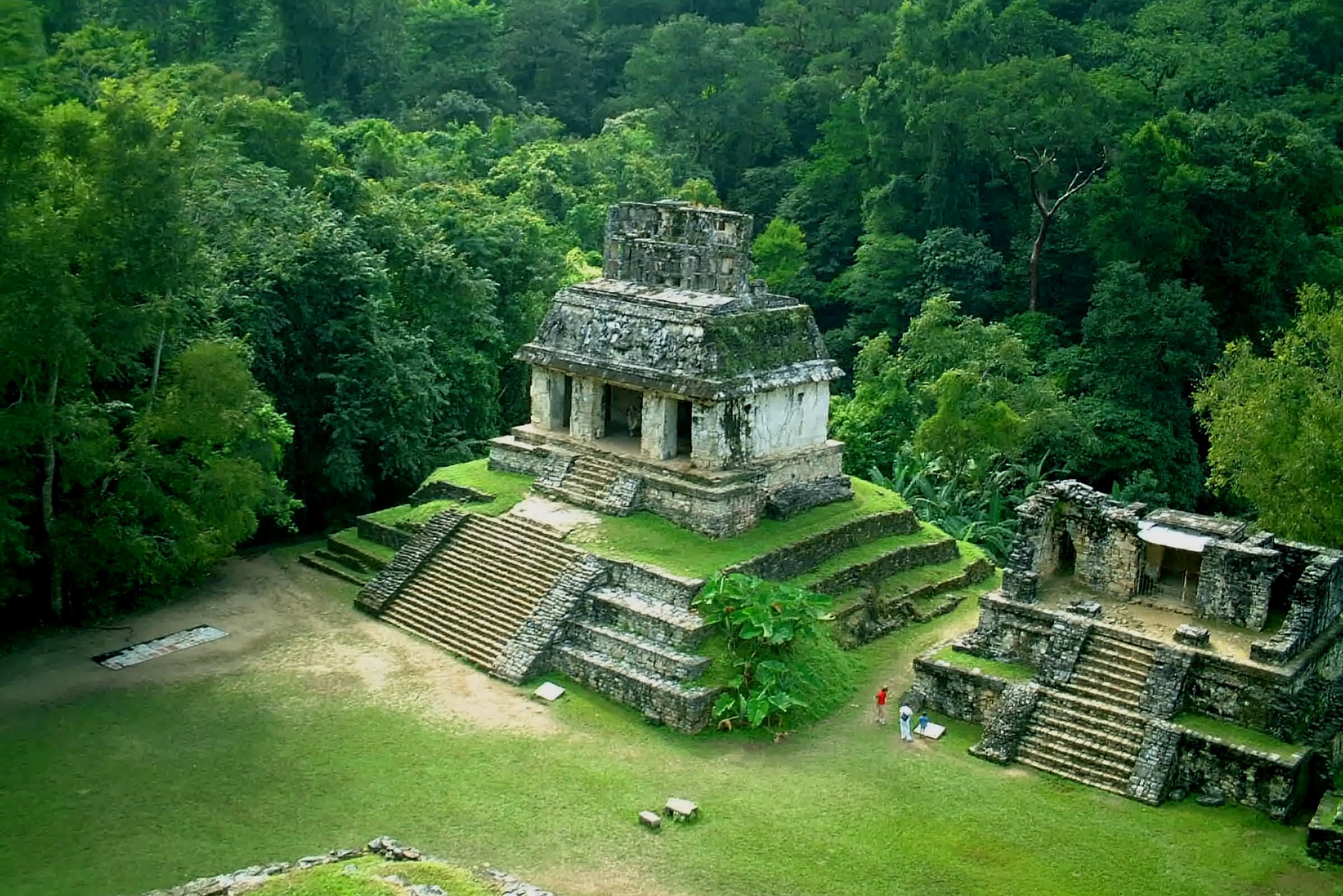 Chiapas Palenque Maya stad