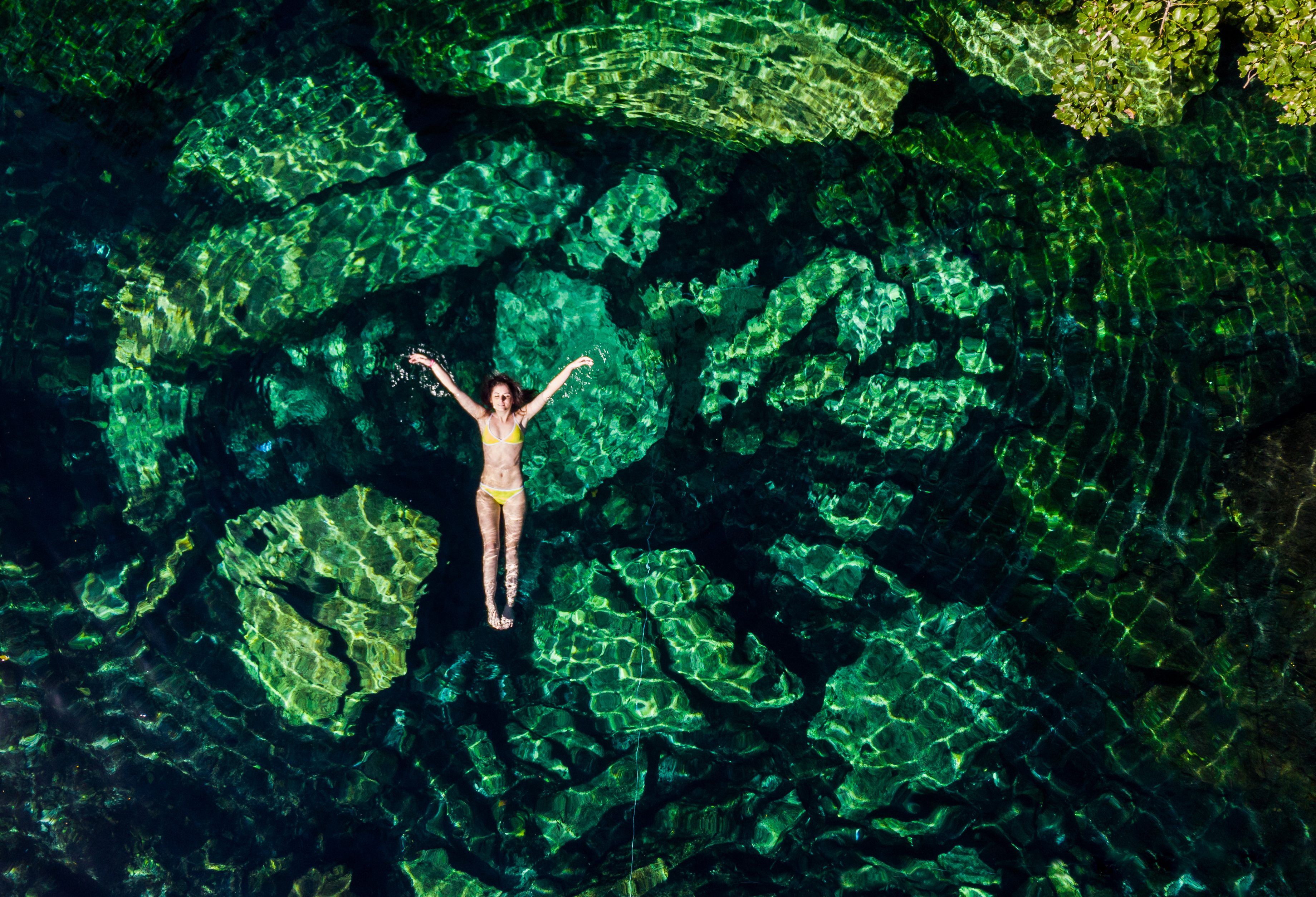 Cenote vlakbij Tulum Mexico