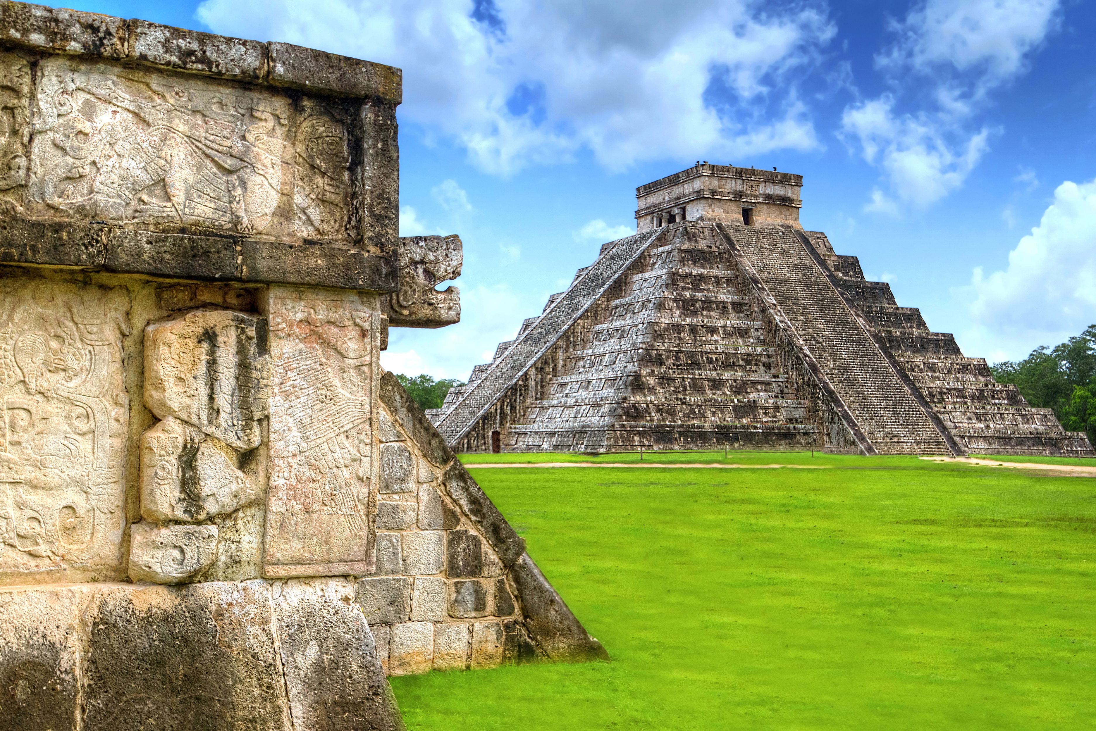 Kukulkan piramide Chichen Itza Mexico