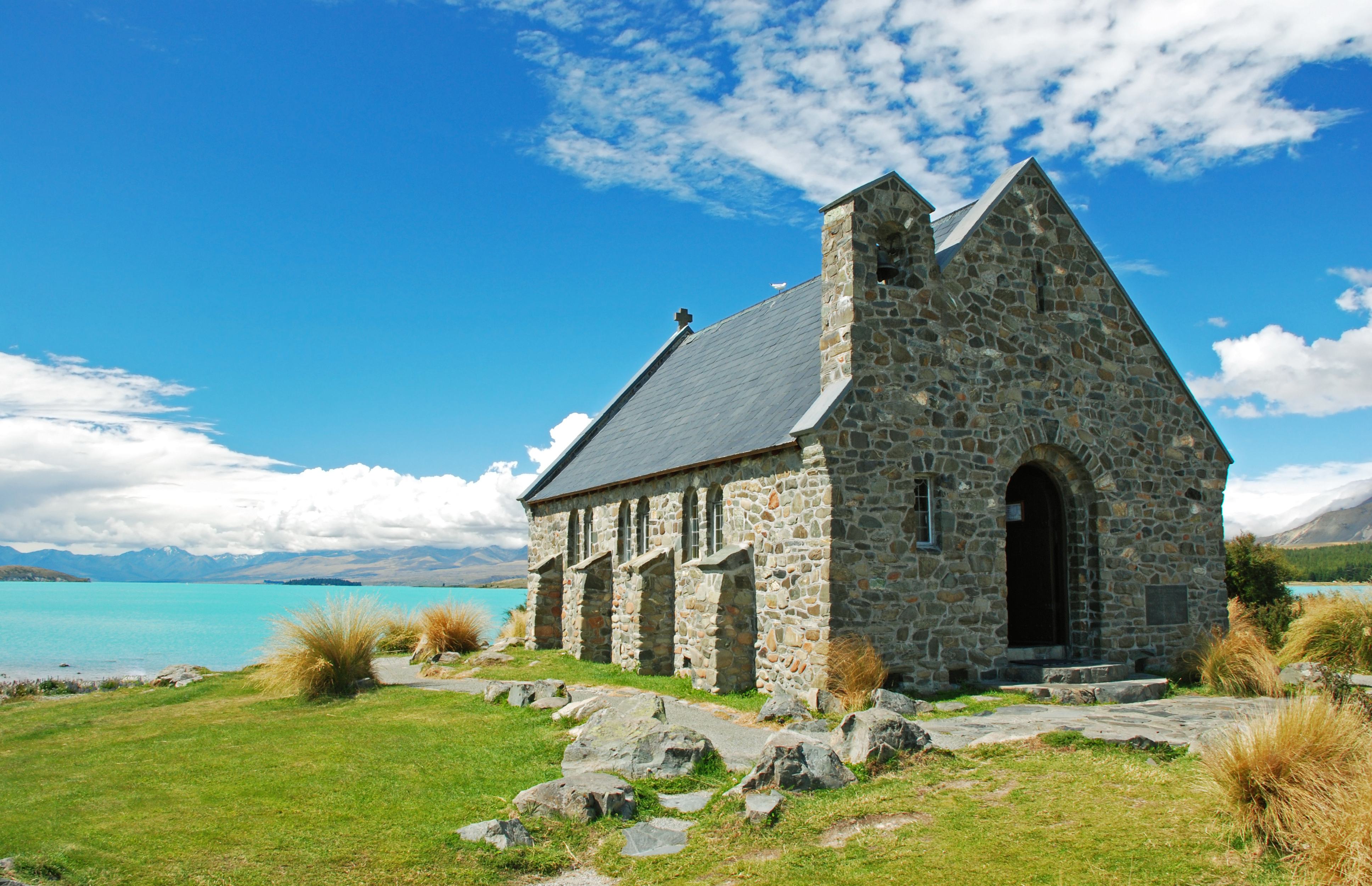 Lake Tekapo in Nieuw Zeeland
