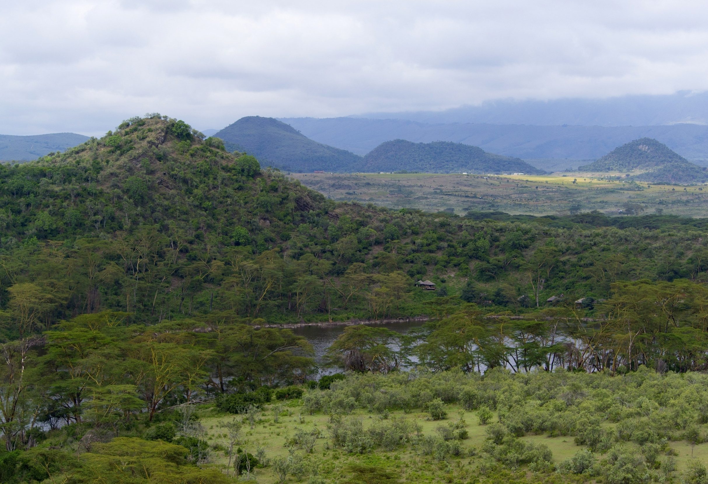 Great Rift Valley landschap in Kenia