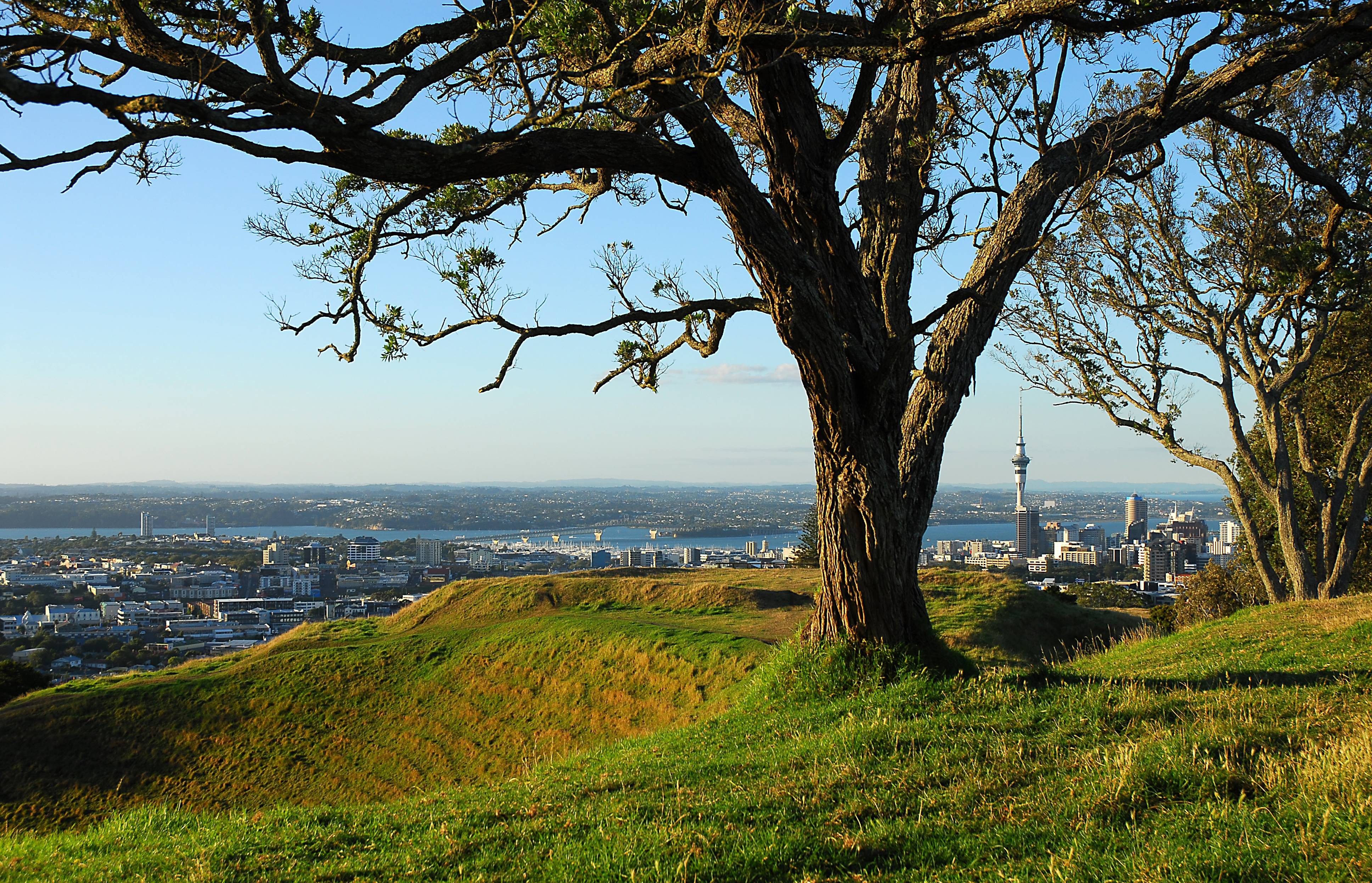 Mount Eden uitzicht in Auckland