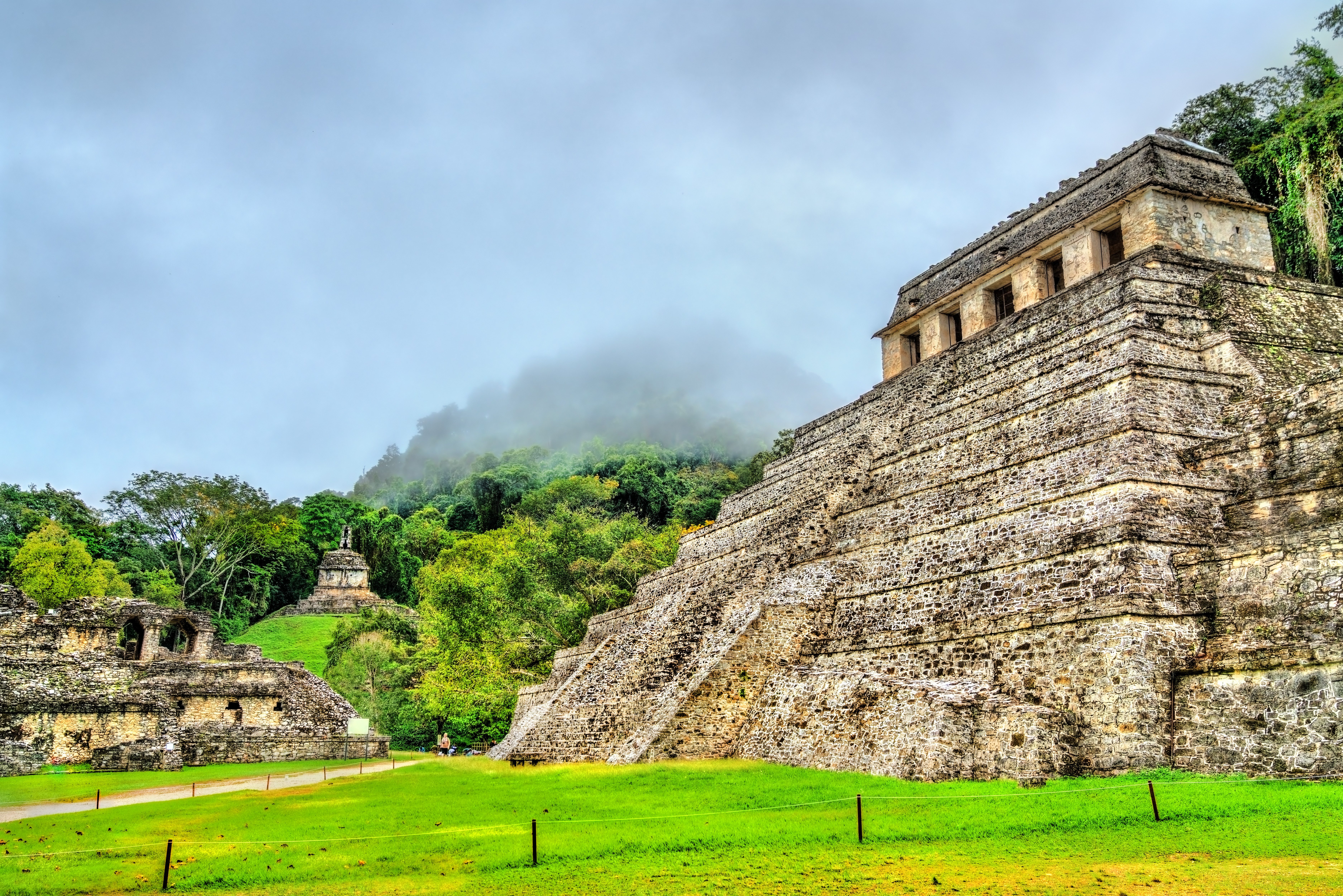 Palenque maya stad in Chiapas Mexico