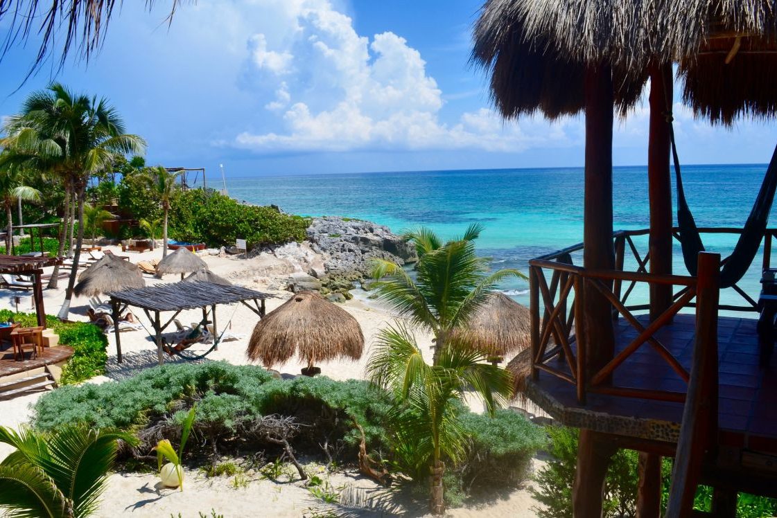 Piedra Escondida Tulum Yucatan Mexico strandvakantie