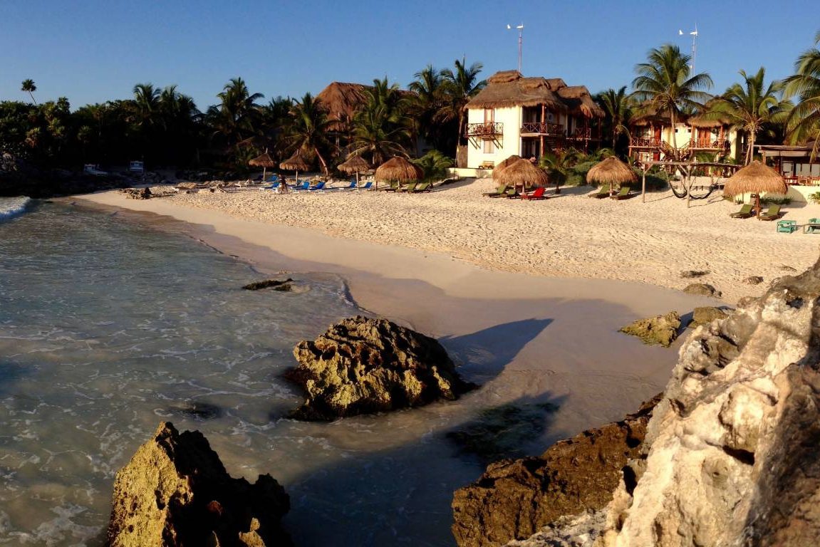 Piedra Escondida Tulum Yucatan Mexico strandvakantie