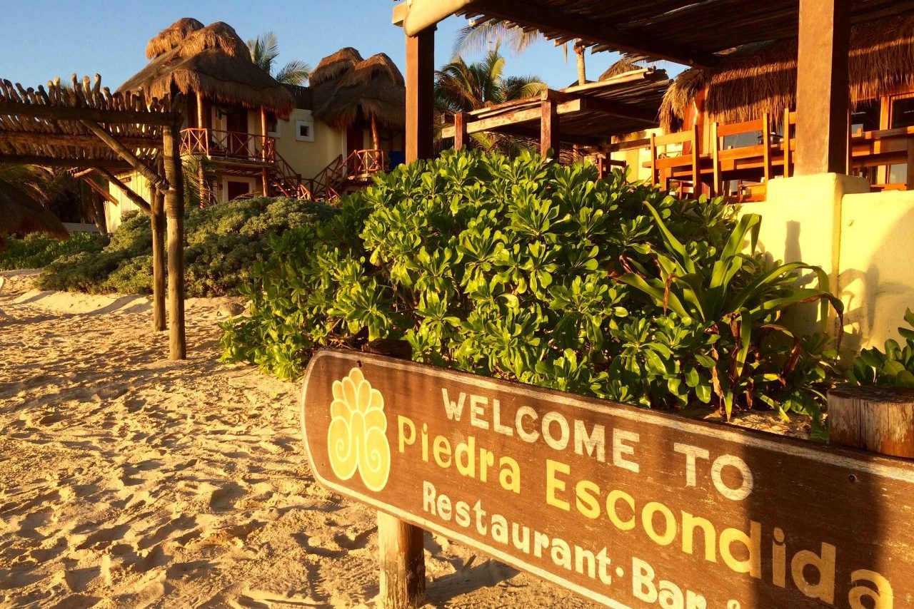 Piedra Escondida Tulum Yucatan Mexico strandvakantie