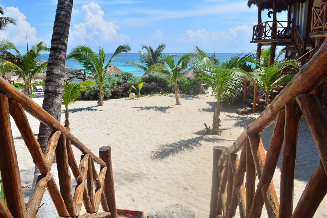 Piedra Escondida Tulum Yucatan Mexico strandvakantie