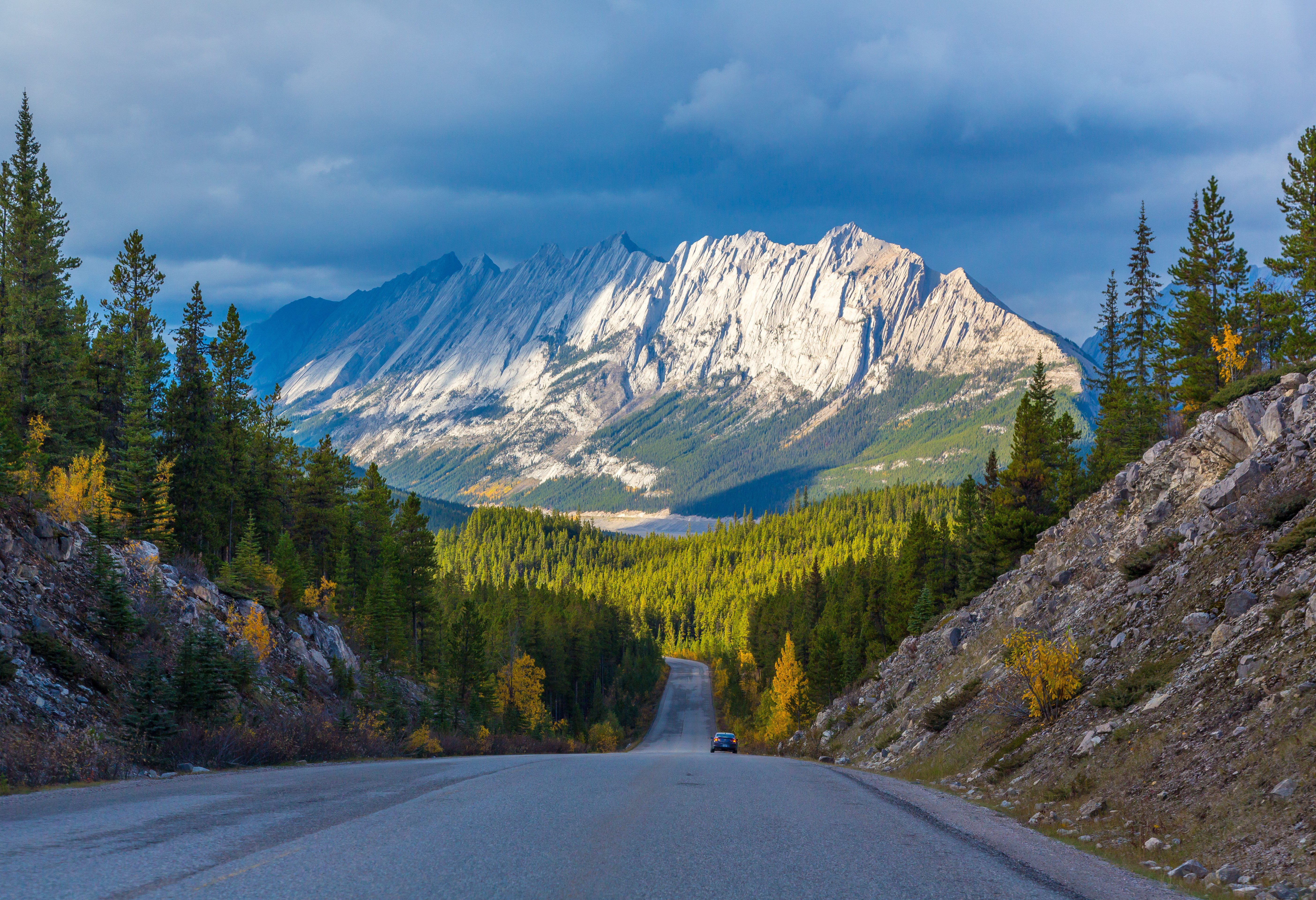 canada-jasper-weg-door-het-national-park
